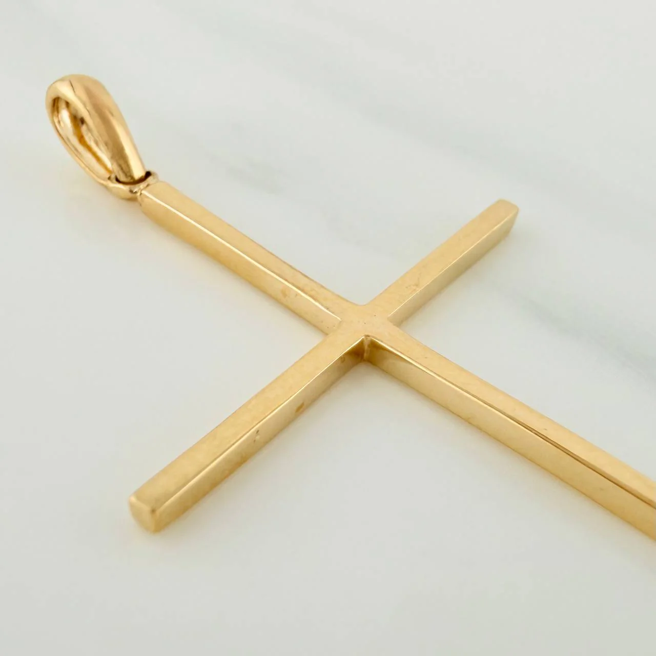 Dije Cruz 3gr / 6cm / Oro Amarillo 18K $ - Image 2