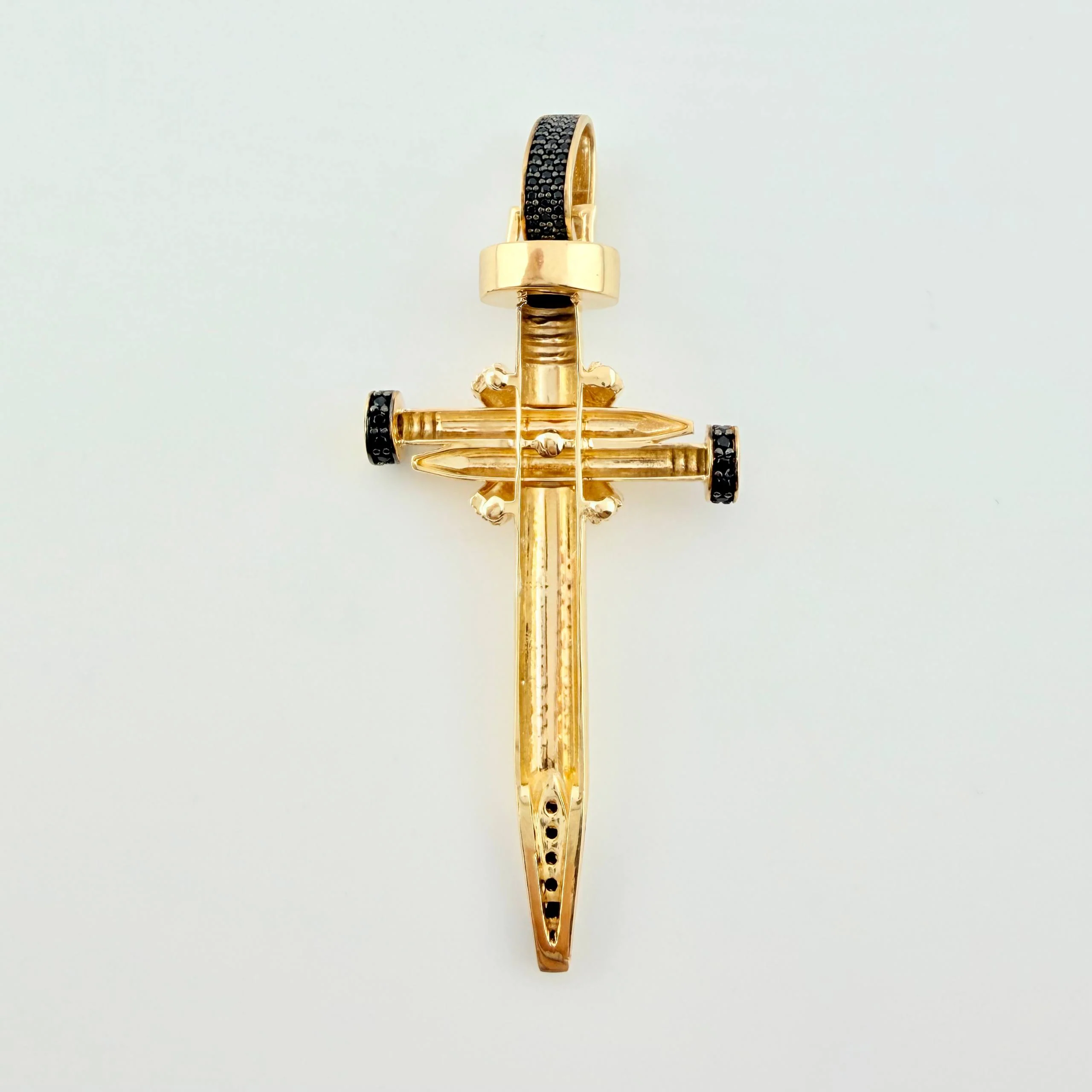 Dije Cruz Clavo 16.3gr / 7.5cm / Oro Amarillo 18K - Image 3