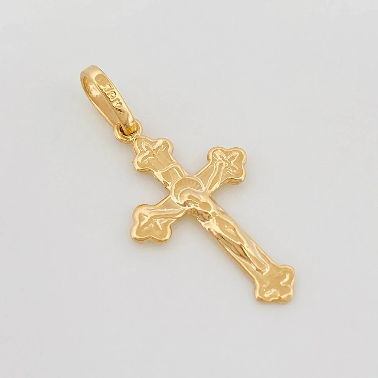 Dije Cruz Cristo 0.7 g / 2.5 cm Oro Amarillo 18K - Image 2