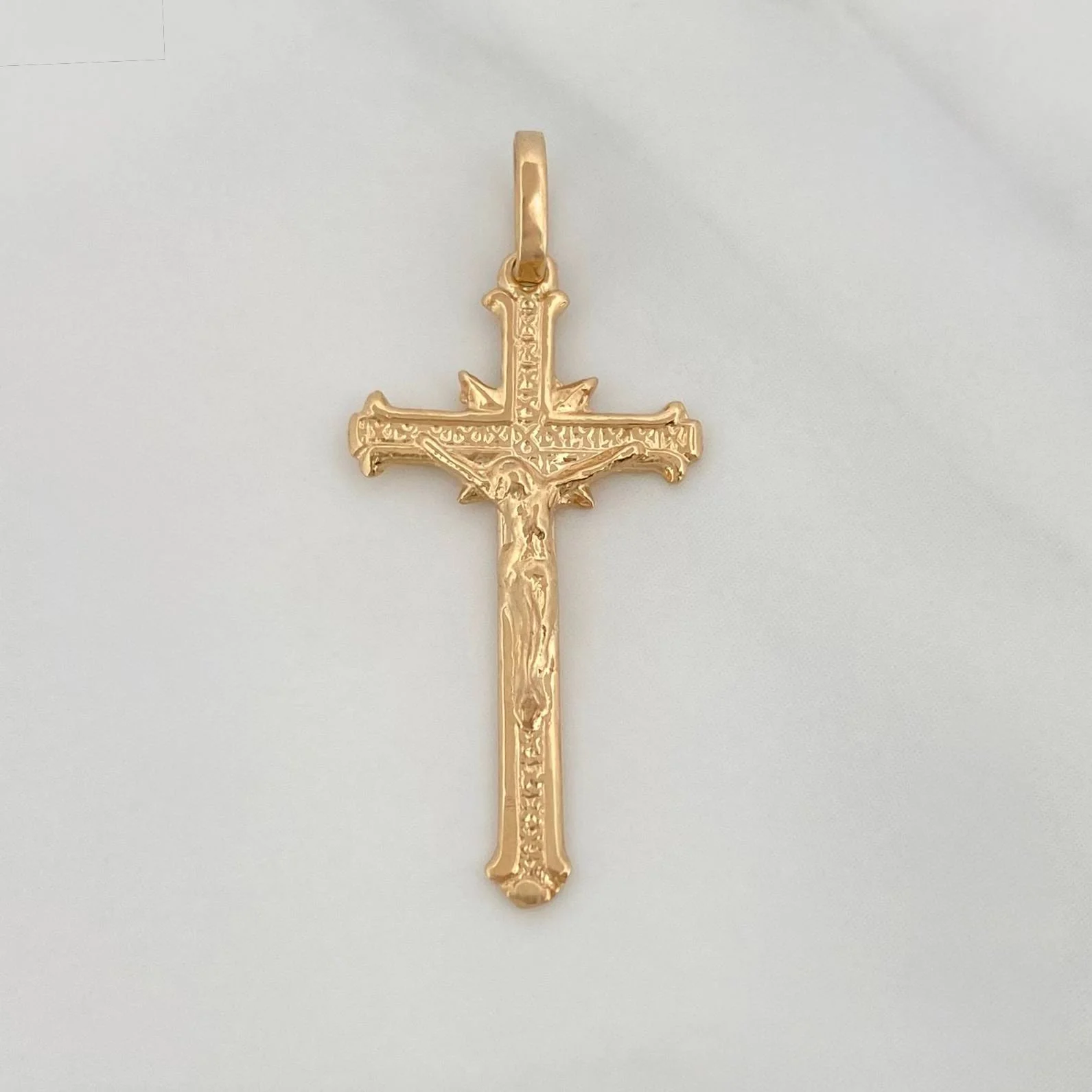 Dije Cruz Cristo 1.35g / 3.2cm Oro Amarillo 18K