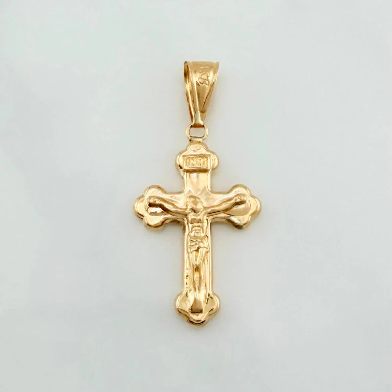 Dije Cruz Cristo 1.4 g / 3.6 cm Oro Amarillo 18K