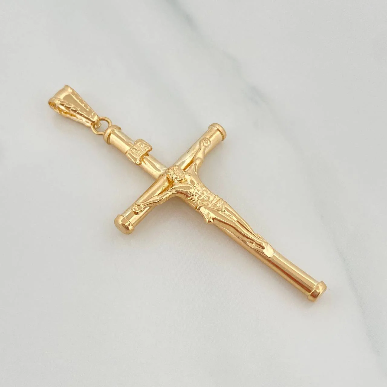Dije Cruz Cristo 1.85 g / 5 cm Oro Amarillo 18K - Image 2