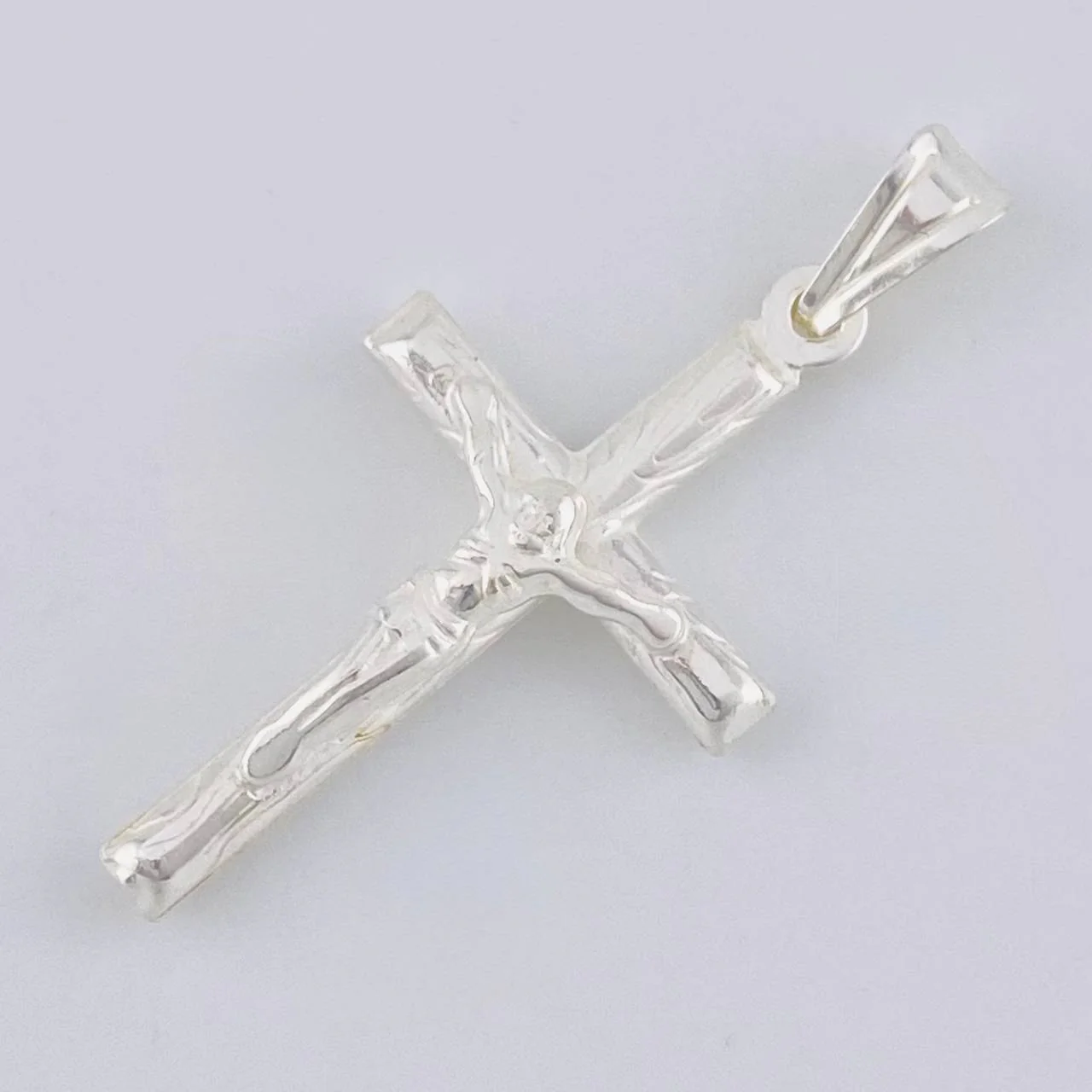Dije Cruz Cristo 1.9 g / 3.7 cm Plata 925 - Image 4