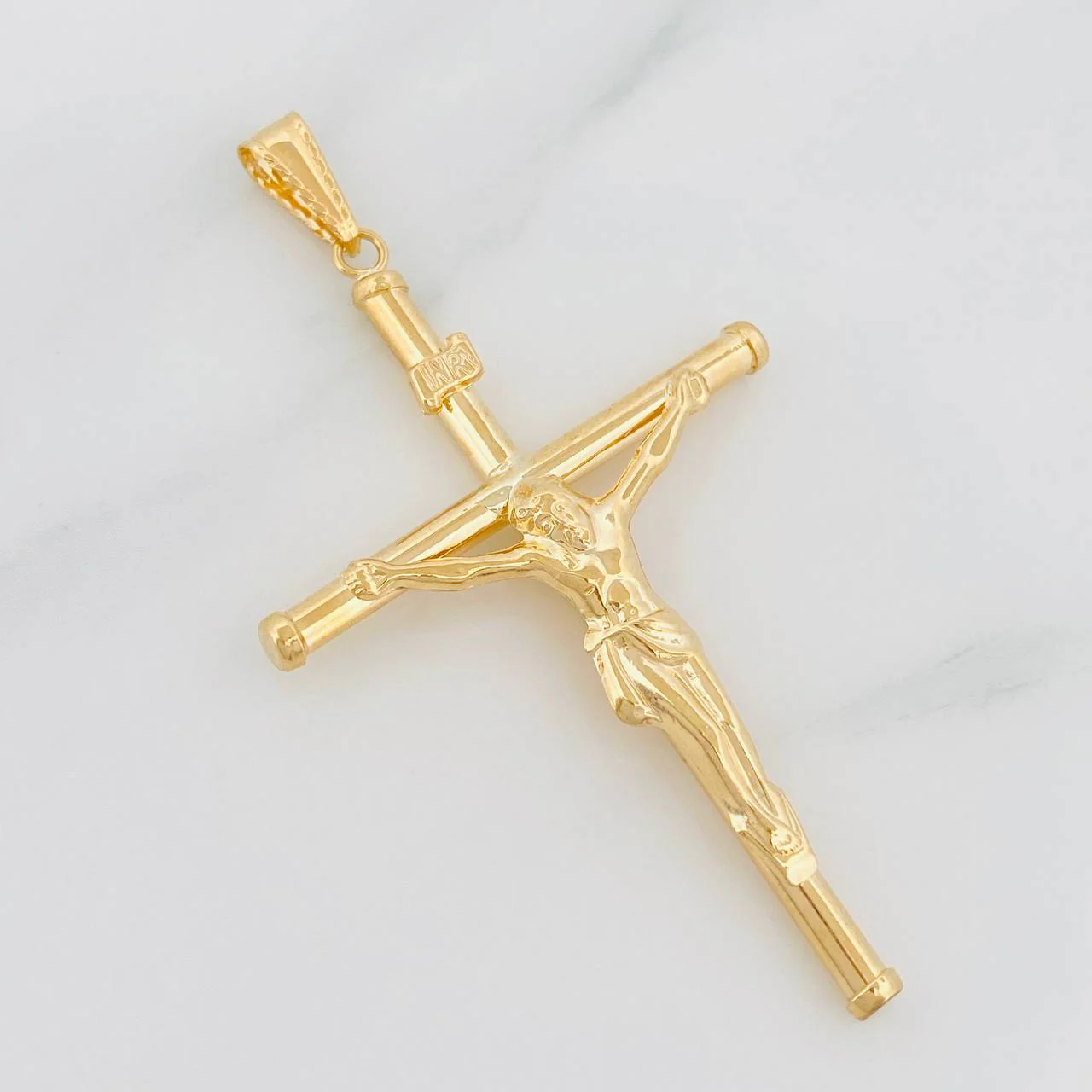 Dije Cruz Cristo 2.4g / 6cm Oro Amarillo 18K - Image 2
