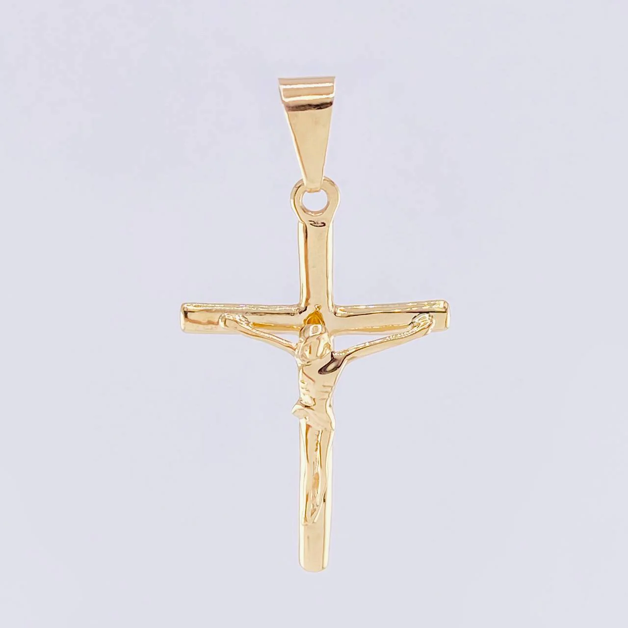Dije Cruz Cristo 2 g / 4.2 cm Oro Amarillo 18K - Image 4