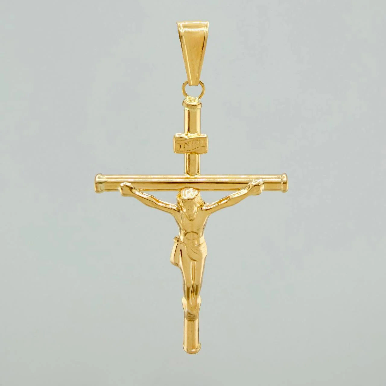 Dije Cruz Cristo 3.15gr / 5.7cm / Oro Amarillo 18K &