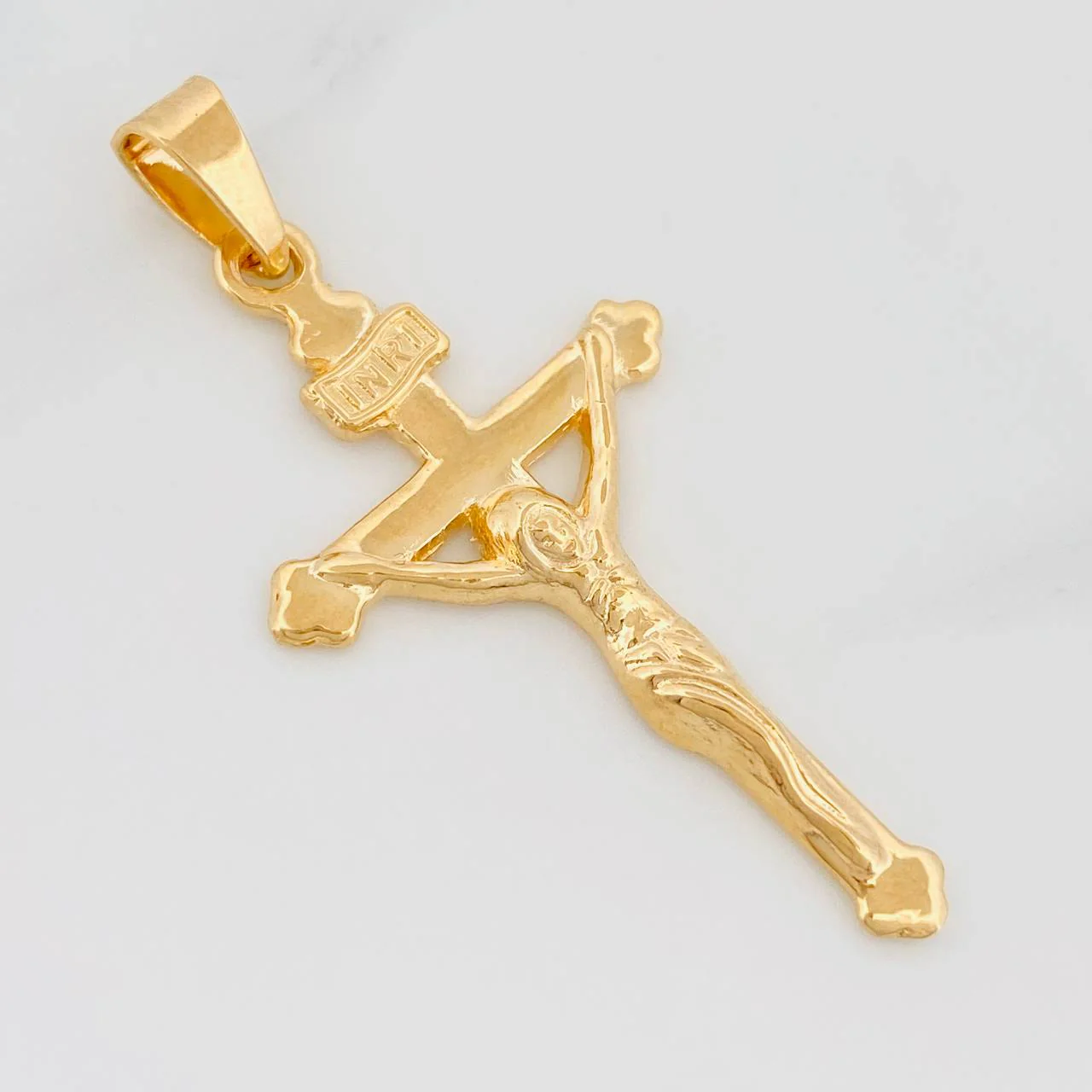Dije Cruz Cristo 3.8g / 4.2cm Oro Amarillo 18K - Image 2