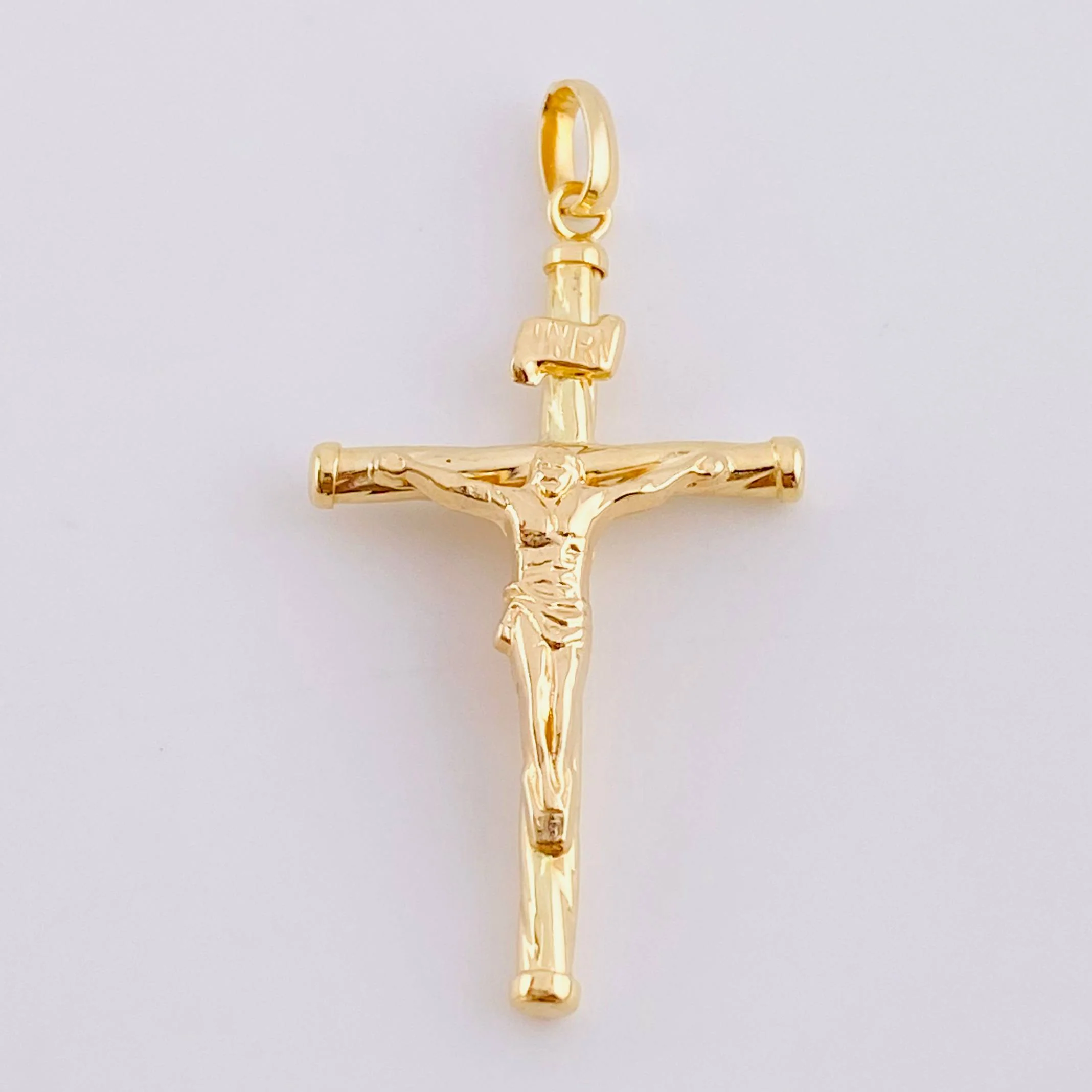 Dije Cruz Entorchada 1.1 g / 3.8 cm Oro Amarillo 18K