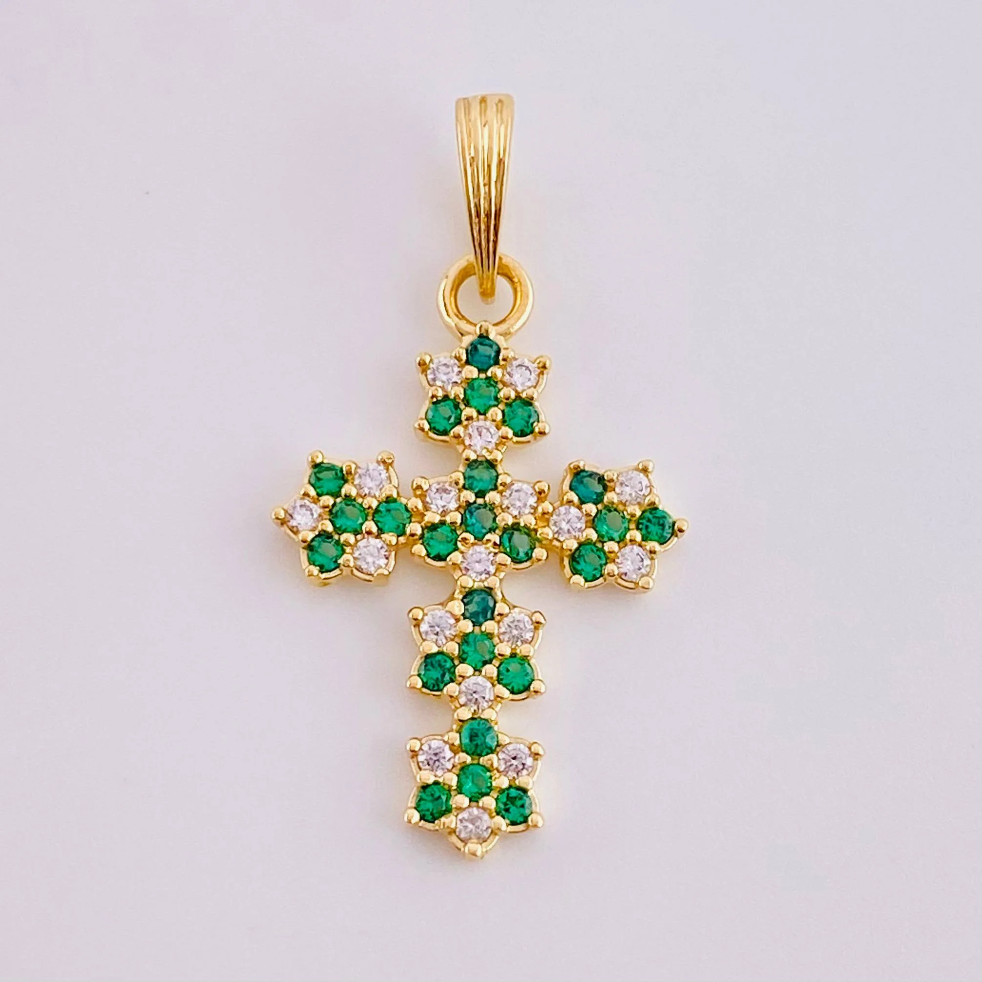 Dije Cruz Florenciana 1.45 g / 2.6 cm Oro Amarillo 18K