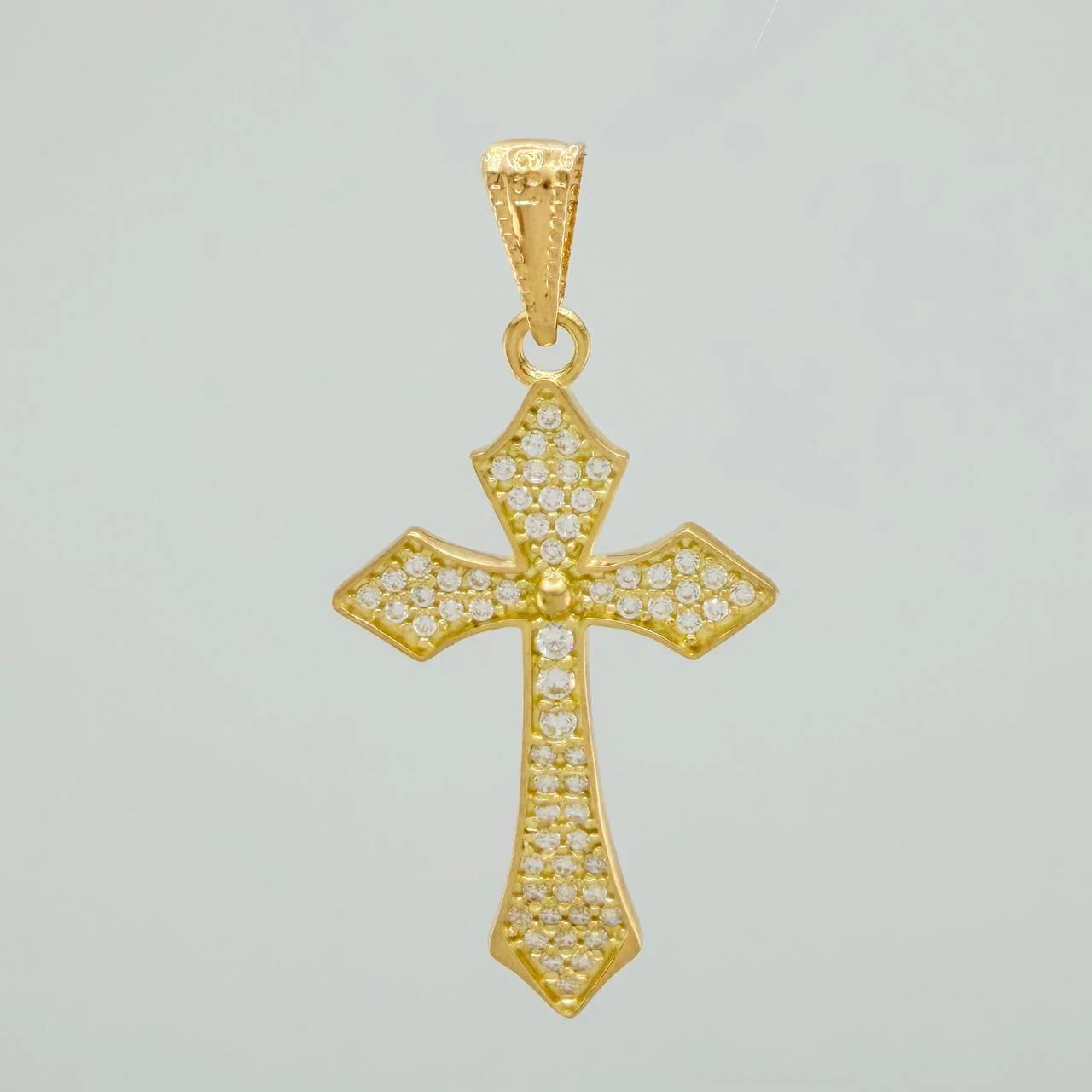 Dije Cruz Gotica 1.9gr / 3.6cm / Oro Amarillo 18K