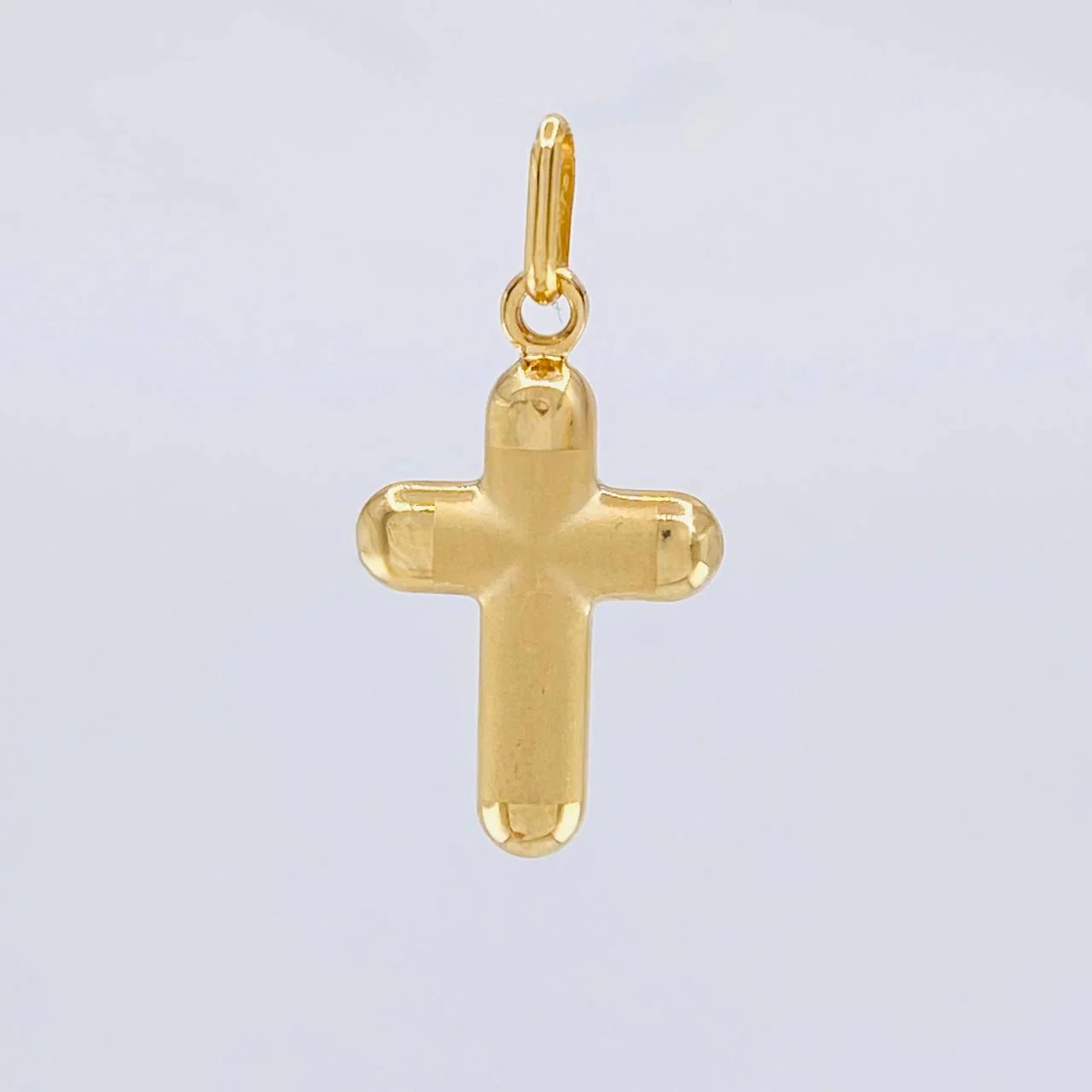 Dije Cruz Mate 1.15 g / 2.5 cm Oro Amarillo 18K - Image 2