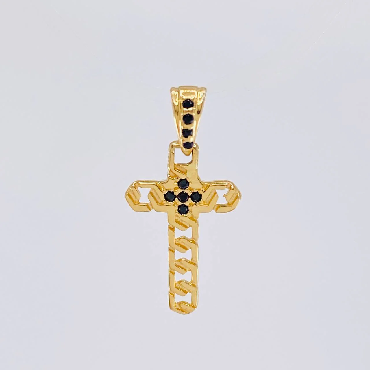 Dije Cruz Panzer 1 g / 2 cm Oro Amarillo 18K - Image 3