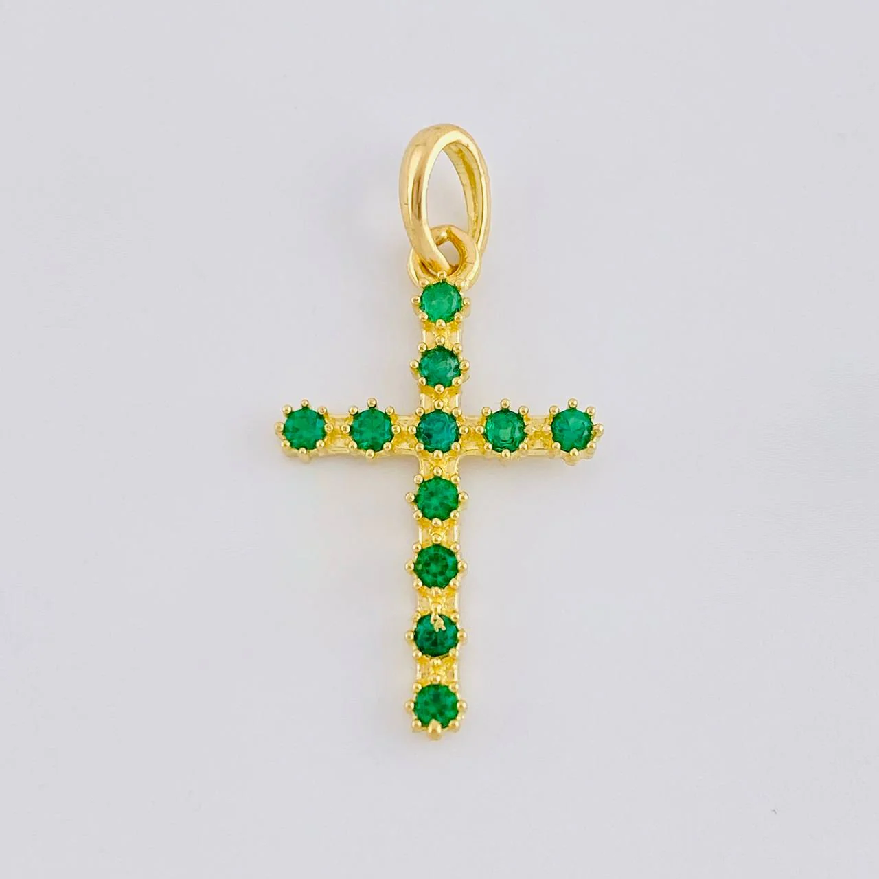 Dije Cruz Tupida 1.5 g / 2.9 cm Oro Amarillo 18K