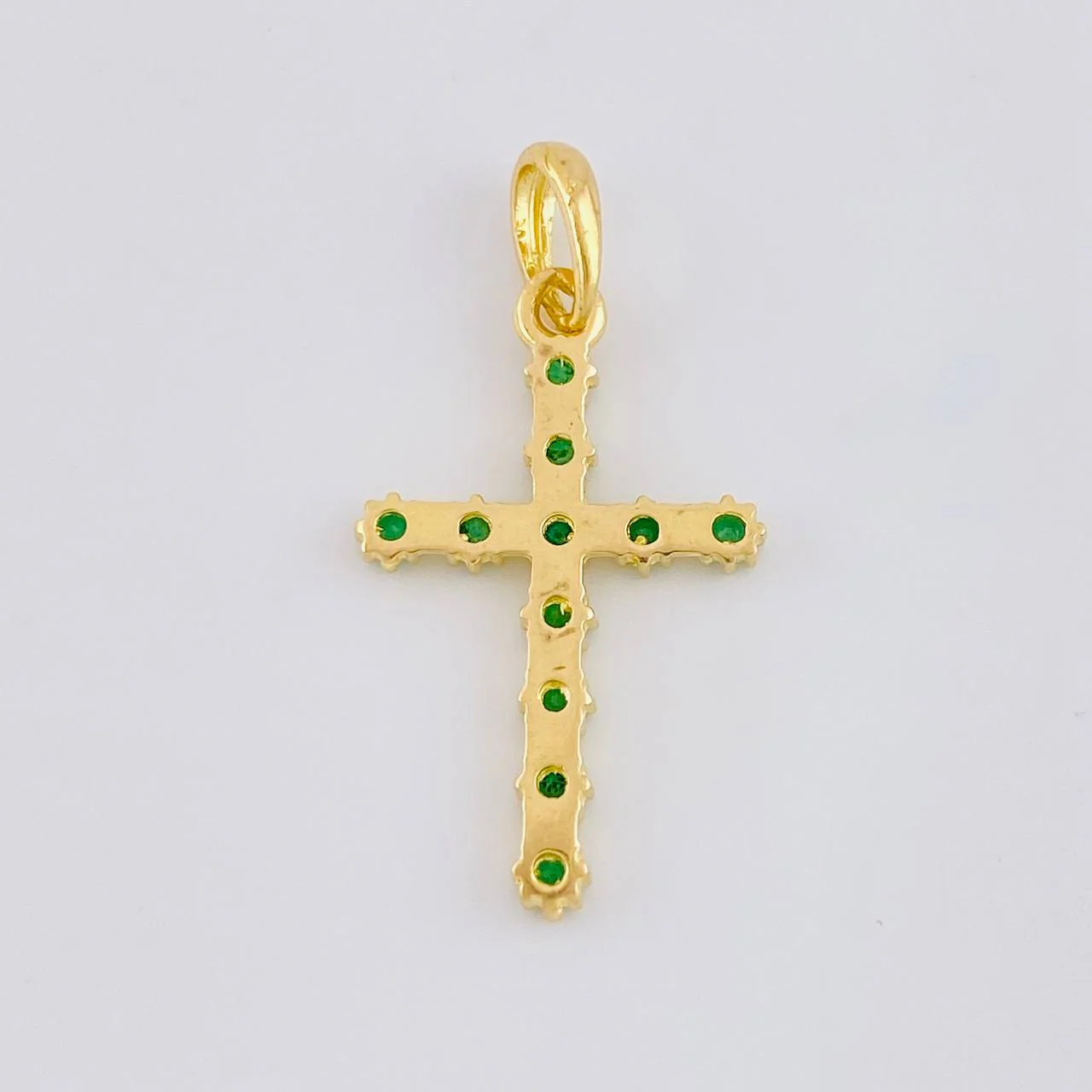 Dije Cruz Tupida 1.5 g / 2.9 cm Oro Amarillo 18K - Image 4