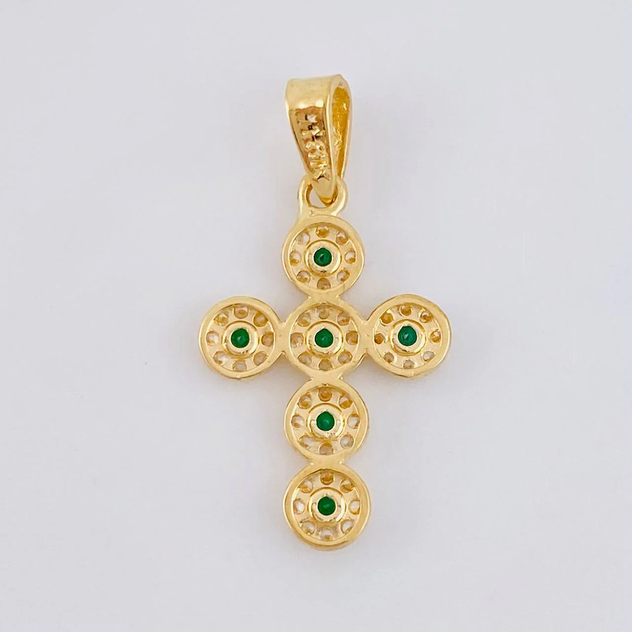 Dije Cruz Tupida 1.55 g / 2.5 cm Oro Amarillo 18K - Image 4