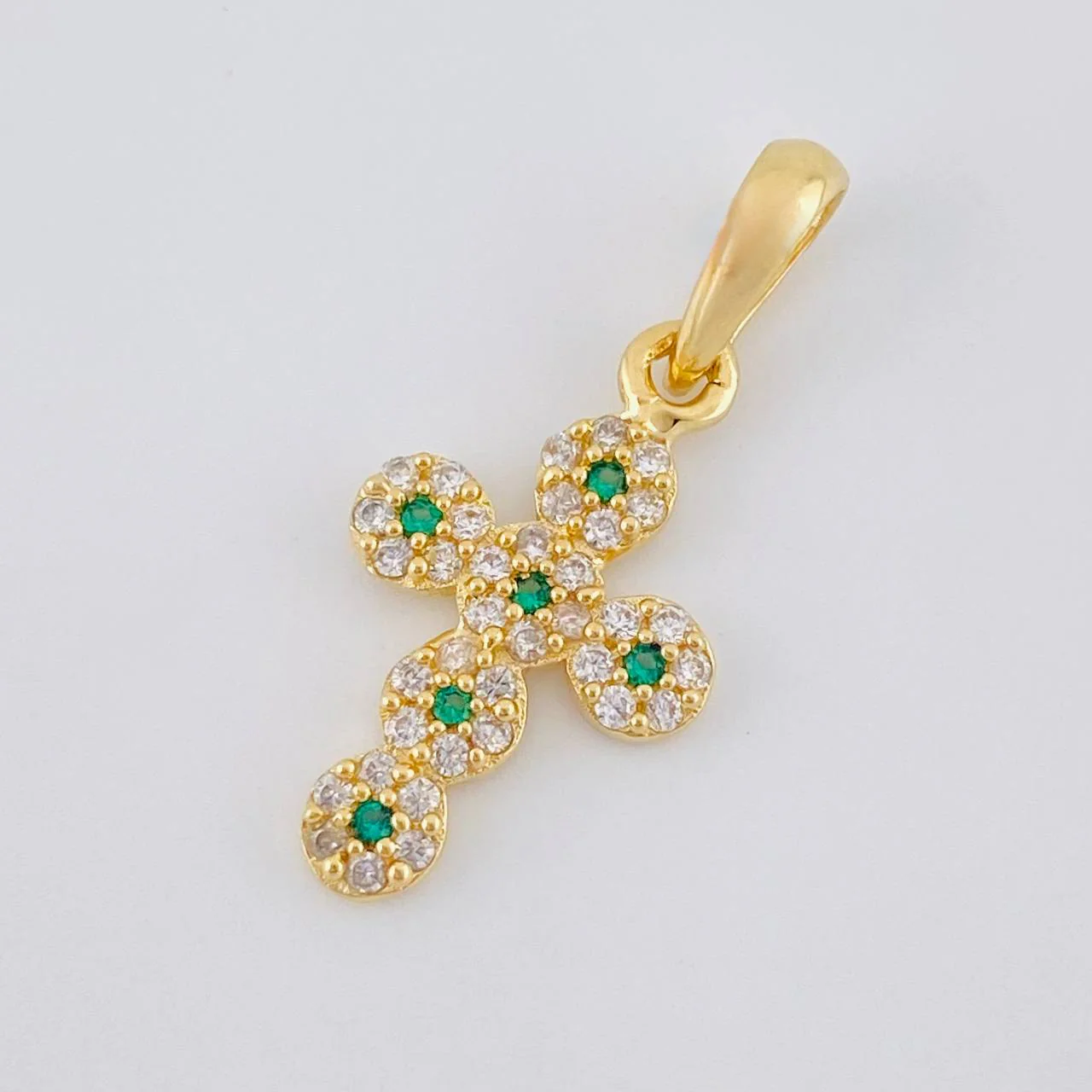 Dije Cruz Tupida 1.65 g / 2.5 cm Oro Amarillo 18K - Image 3