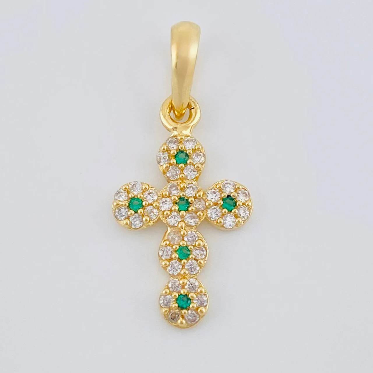 Dije Cruz Tupida 1.7 g / 2.5 cm Oro Amarillo 18K