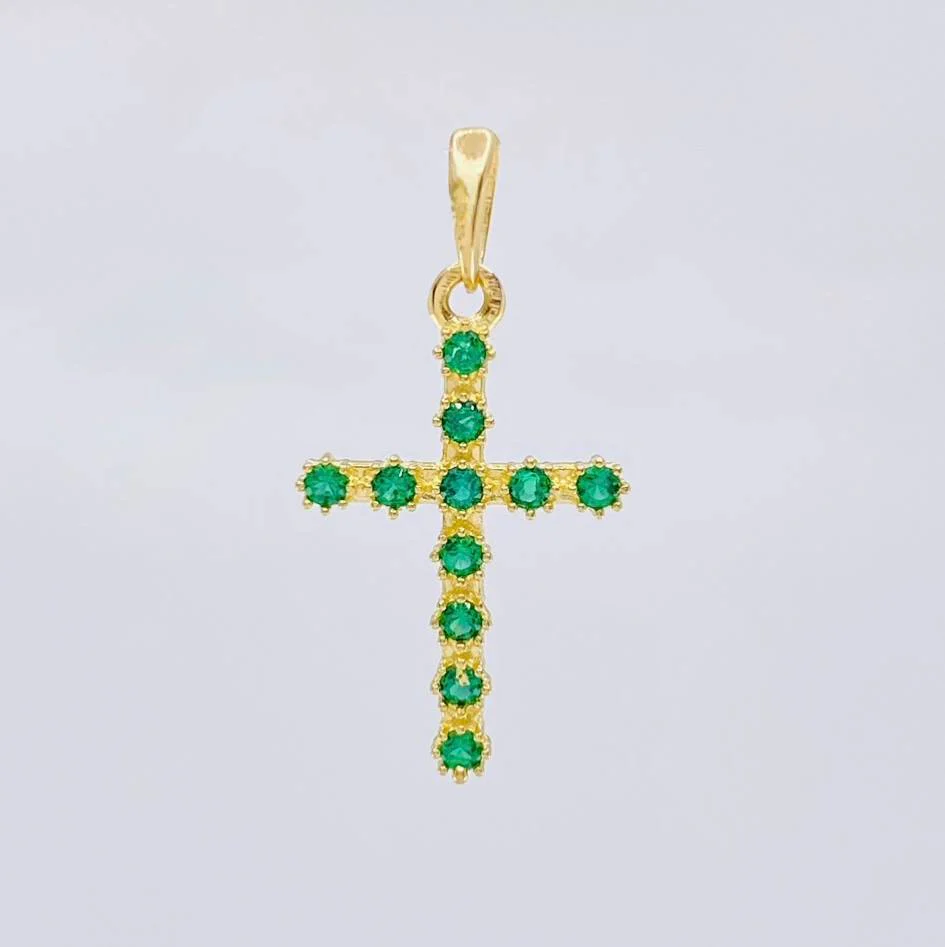 Dije Cruz Tupida 1.75 g / 2.9 cm Oro Amarillo 18K - Image 2