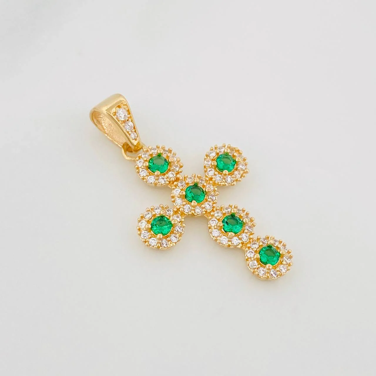 Dije Cruz Tupida 2.75 g / 3.1 cm Oro Amarillo 18K - Image 2