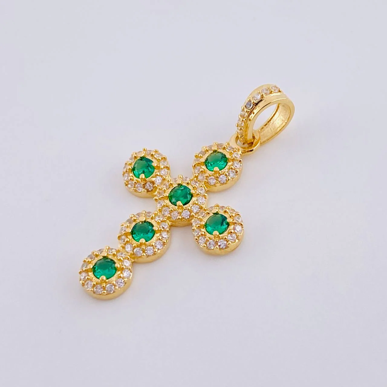 Dije Cruz Tupida 2.8gr / 3cm / Oro Amarillo 18K © - Image 3