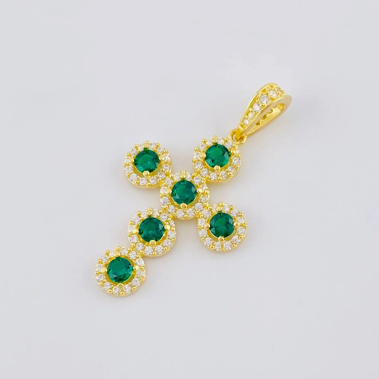Dije Cruz Tupida 3.85 g / 3.8 cm Oro Amarillo 18K - Image 4