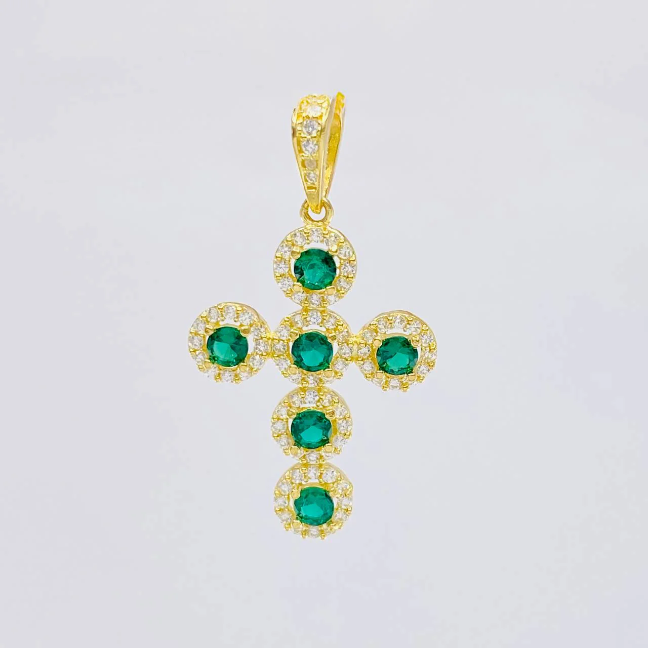 Dije Cruz Tupida 3.95 g / 3.8 cm Oro Amarillo 18K - Image 2