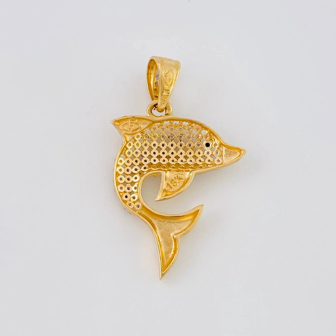 Dije Delfin tupido 2.5g / 3cm Oro Amarillo 18K - Image 4