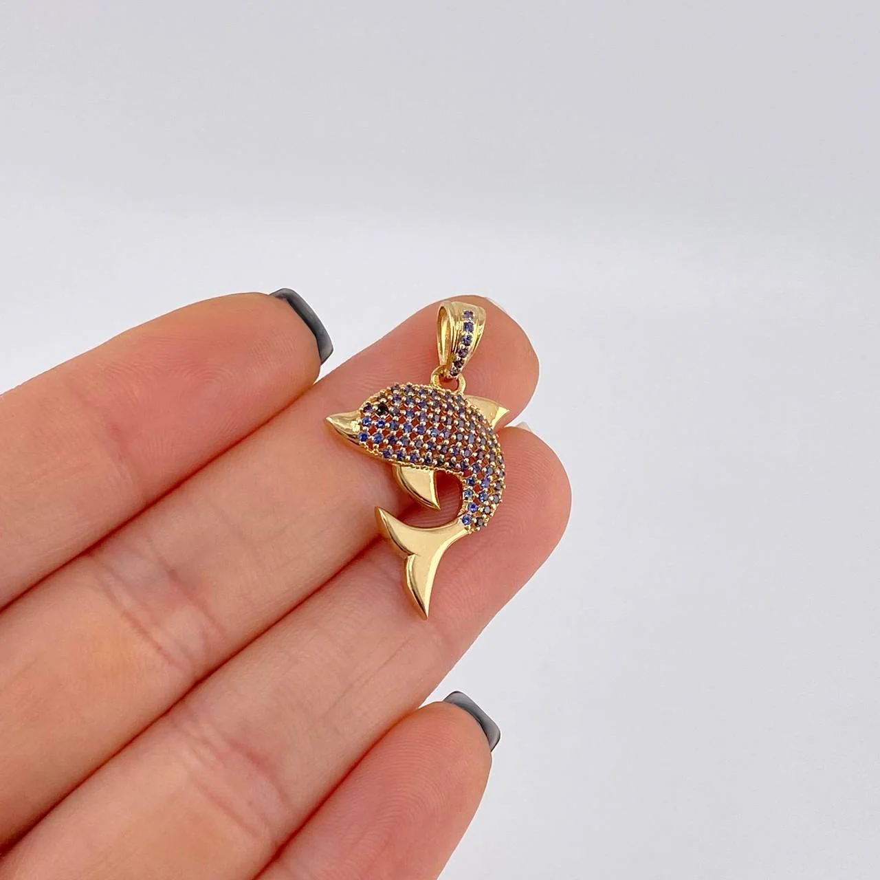 Dije Delfin tupido 2.5g / 3cm Oro Amarillo 18K - Image 5