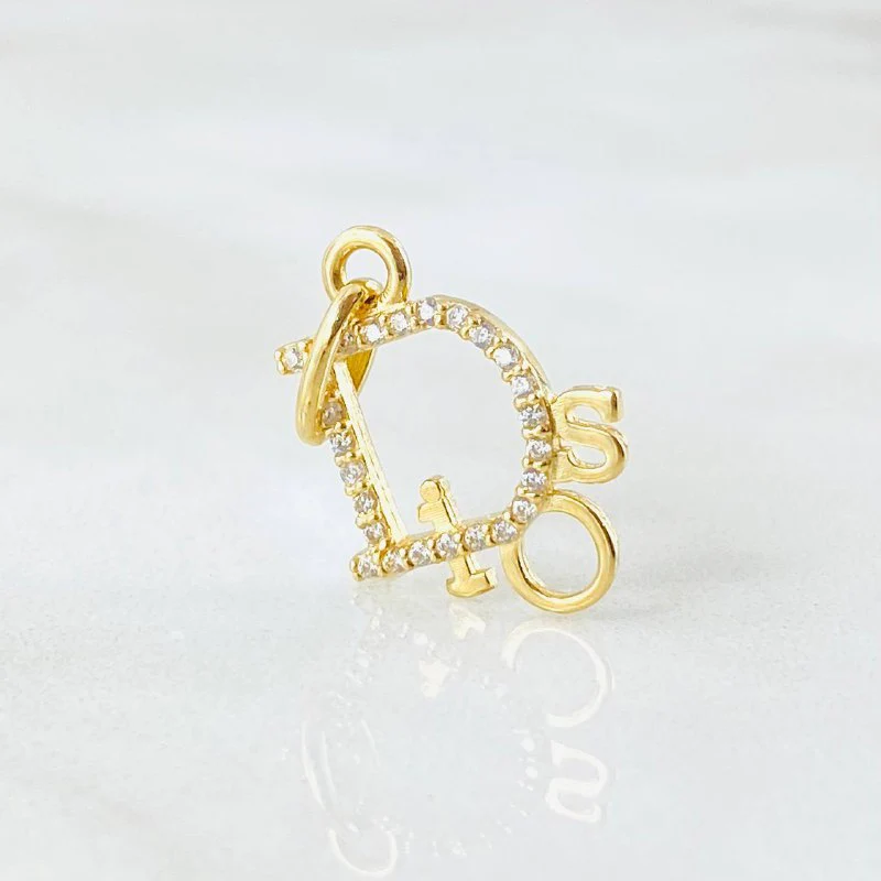 Dije Dios 1.15gr / 2cm / Oro Amarillo 18K - Image 4