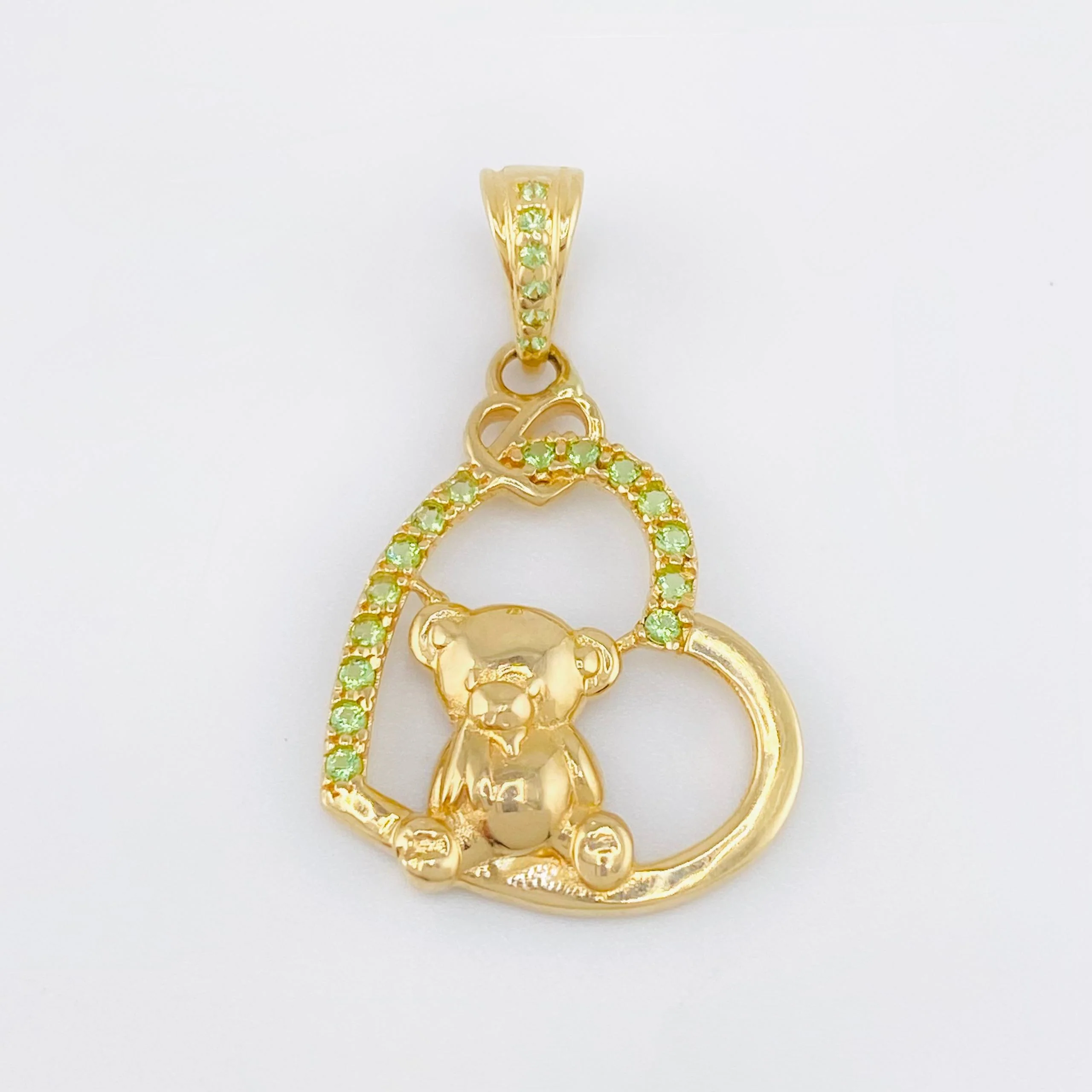 Dije Oso de Peluce 2.35gr / 2.5cm / Oro Amarillo 18K