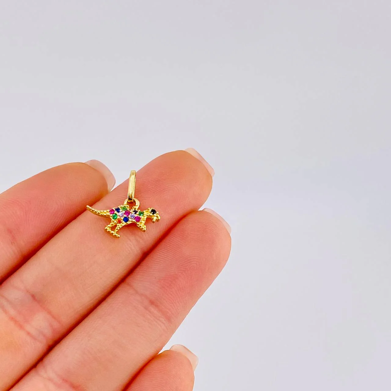 Dije Dinosuario 0.8 g / 1.5 cm Oro Amarillo 18K - Image 4