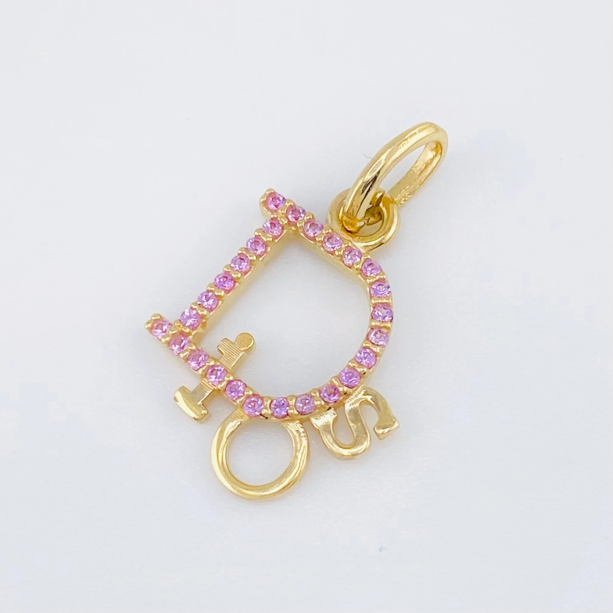 Dije Dios 1.05gr / 2cm / Oro Amarillo 18K * - Image 2
