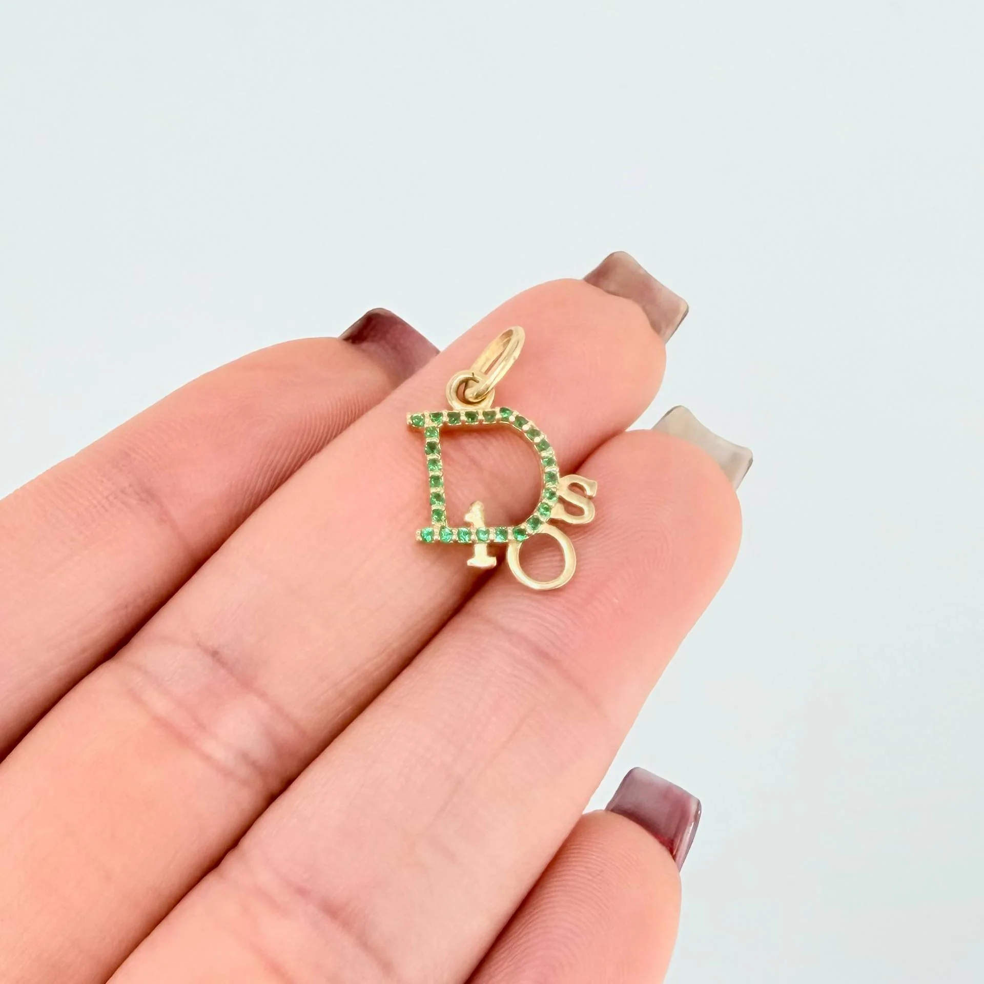 Dije Dios 1.1gr / 2cm / Oro Amarillo 18K * - Image 5