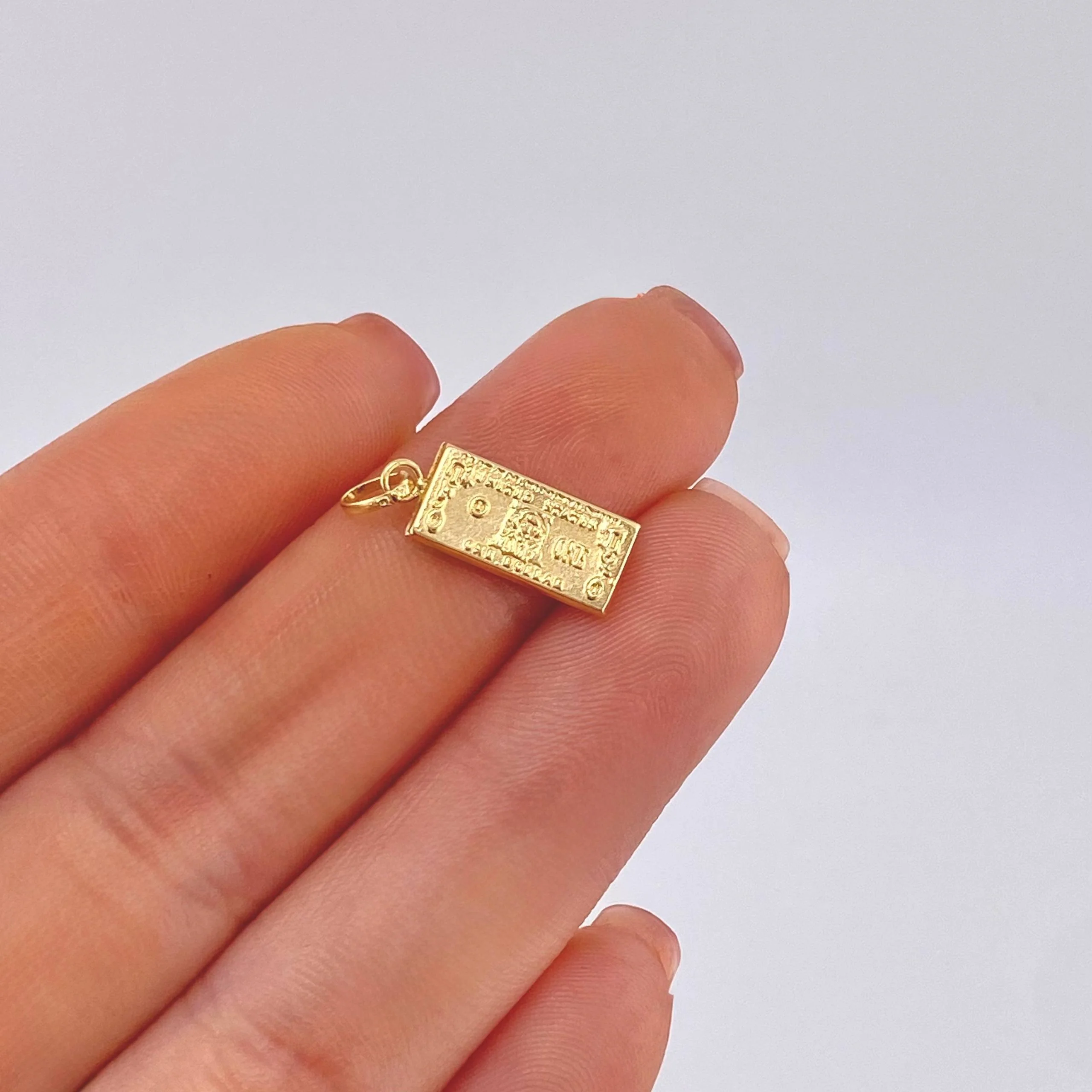 Dije Dolar 0.55g / 2cm Oro Amarillo 18K - Image 5