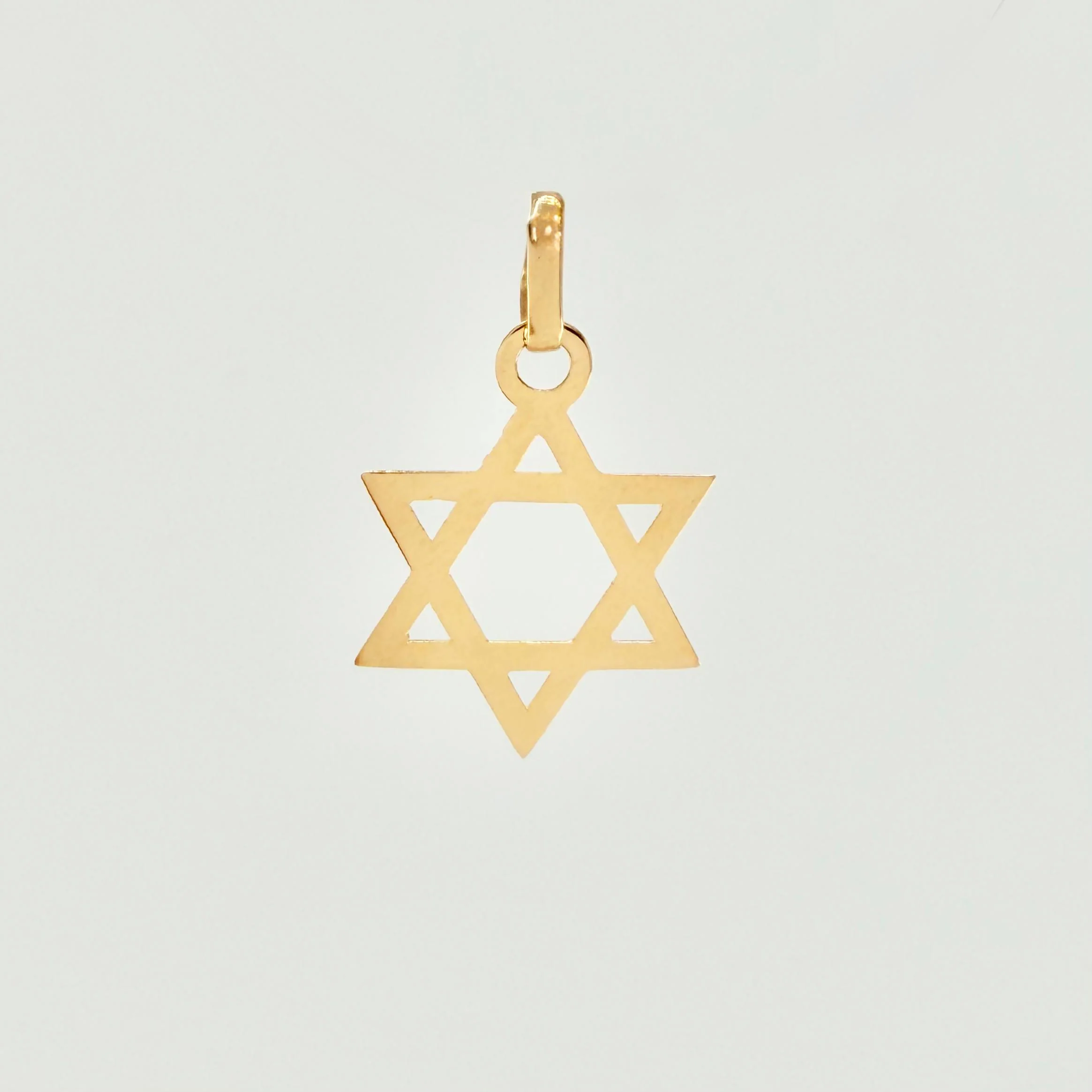 Dije Estrella De David 0.45 g / 2 cm Oro Amarillo 18K - Image 2