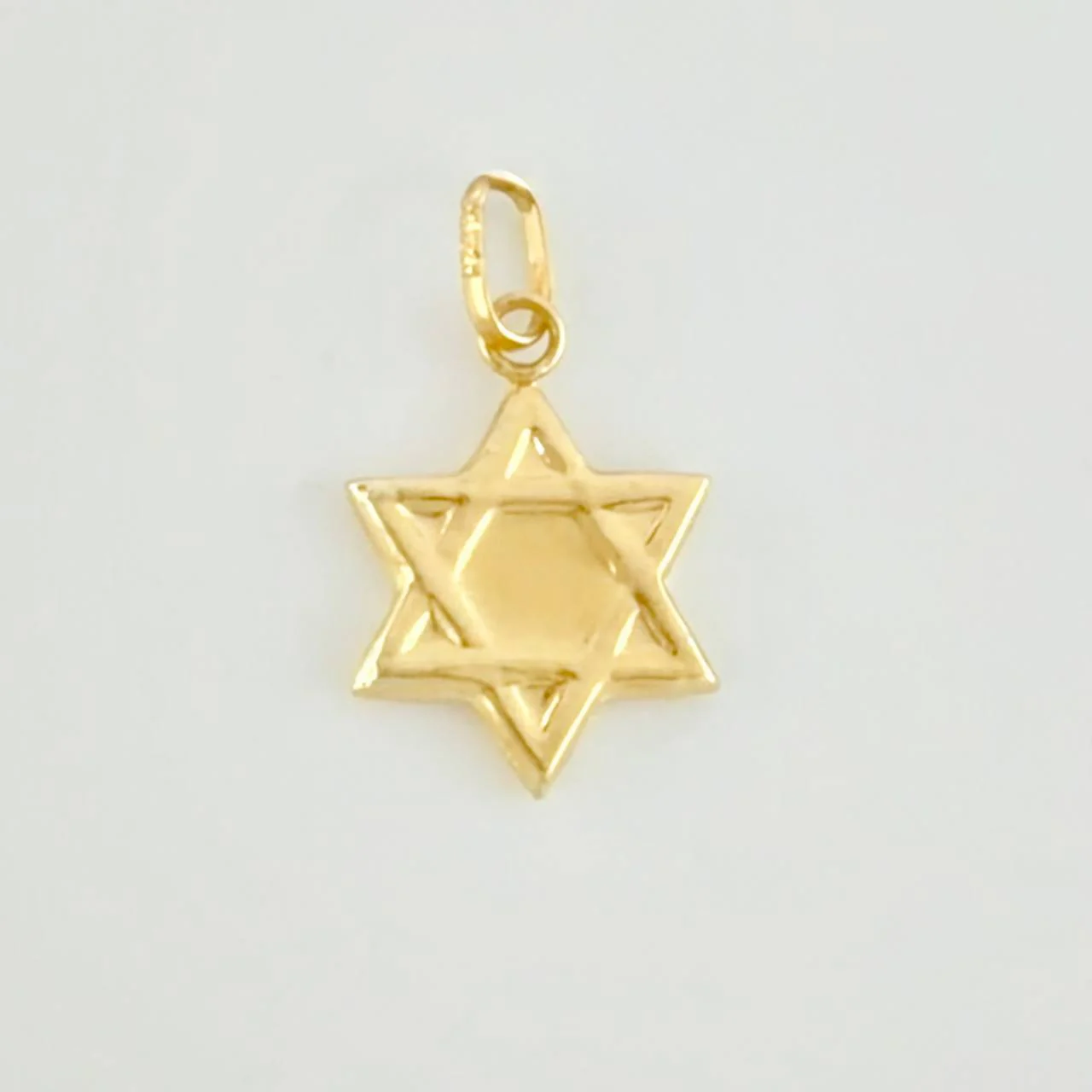 Dije Estrella de David 0.5g / 2cm Oro Amarillo 18K