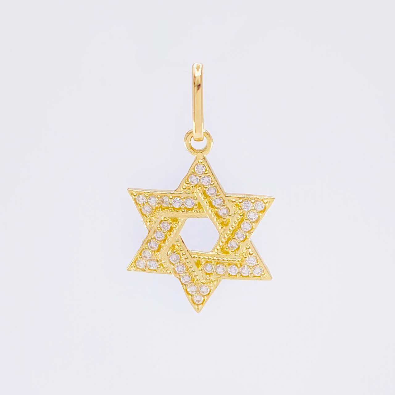 Dije Estrella De David 1.1 g / 2.2 cm Oro Amarillo 18K - Image 2