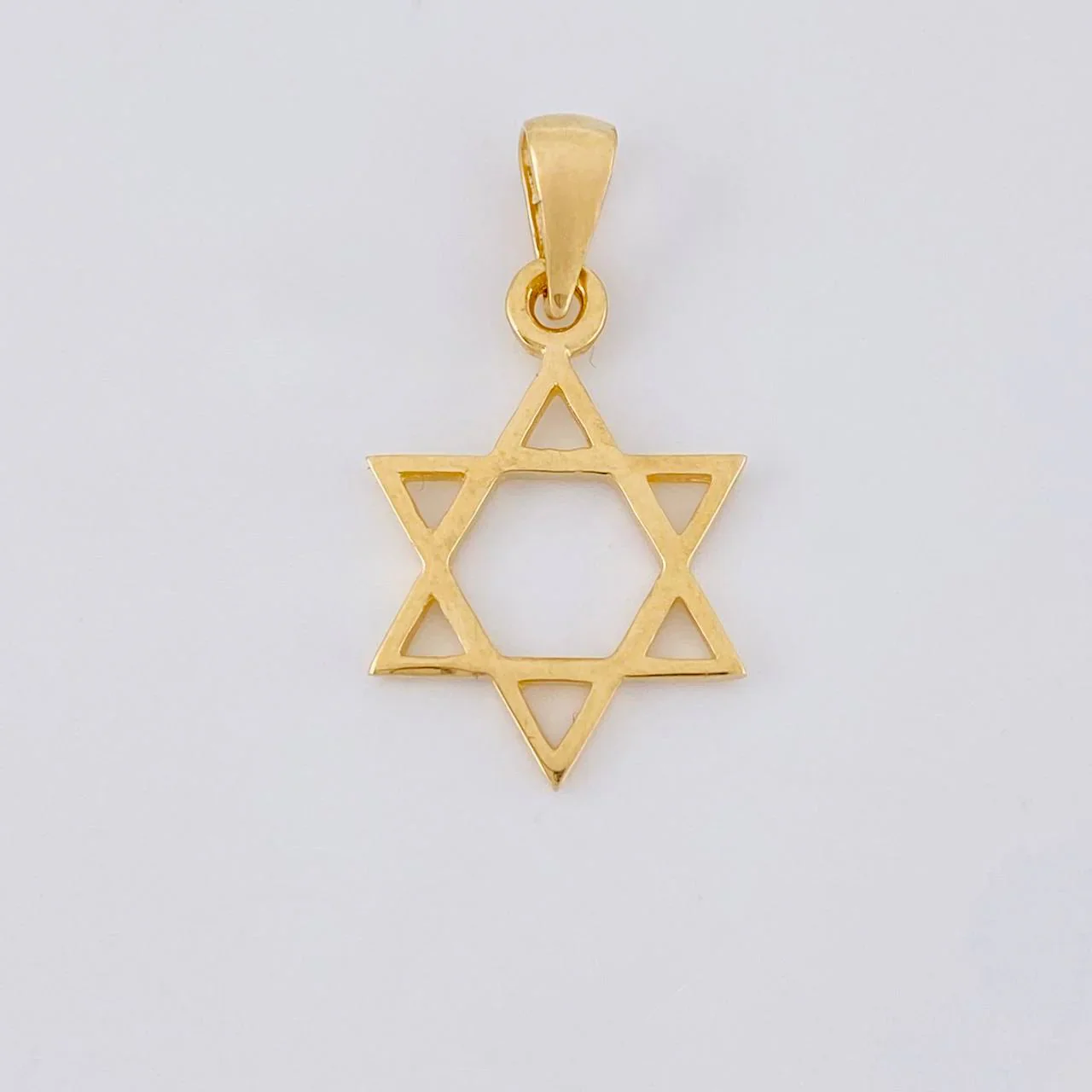 Dije Estrella de David 1.3g / 2.5cm Oro Amarillo 18K