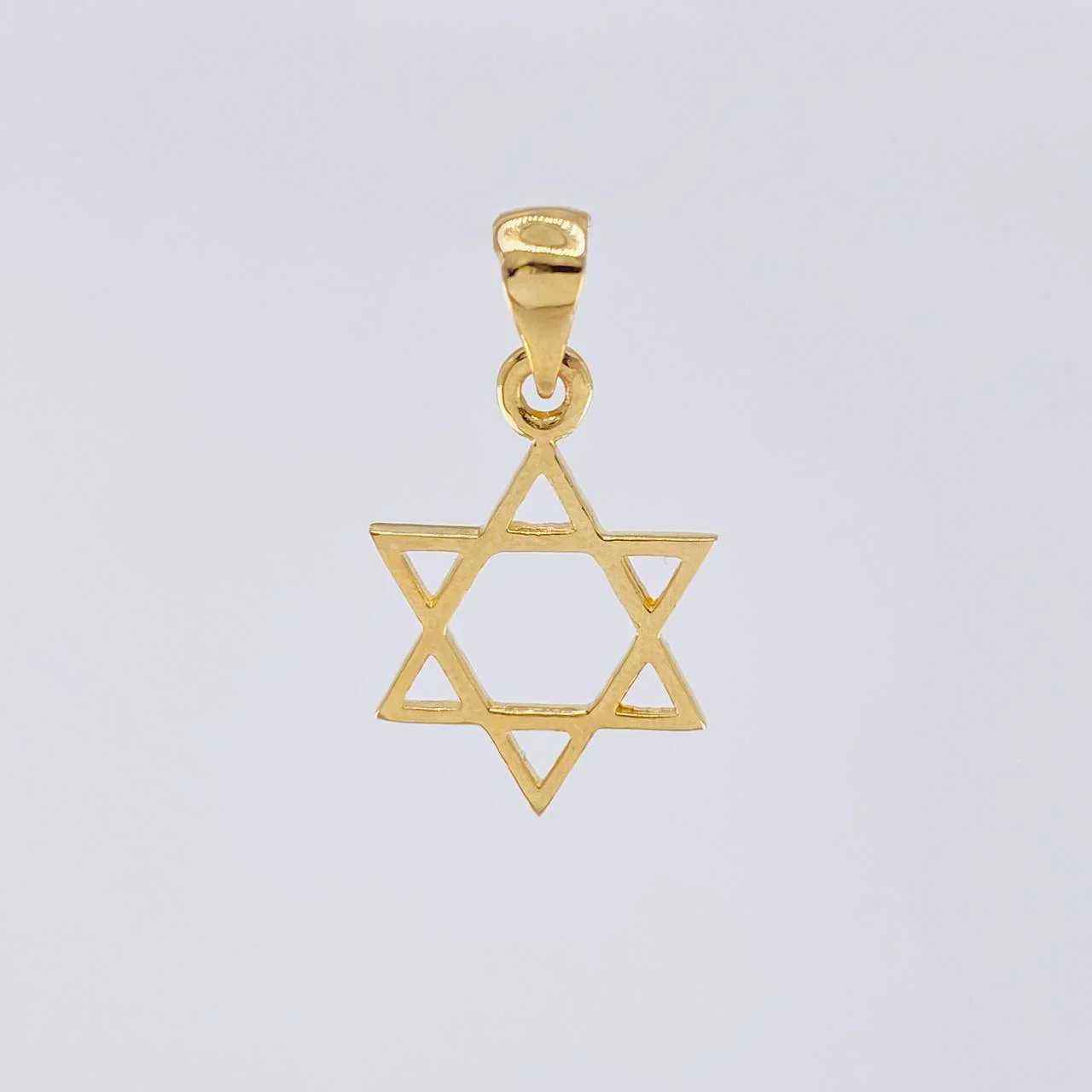 Dije Estrella de David 1.3g / 2.5cm Oro Amarillo 18K - Image 2