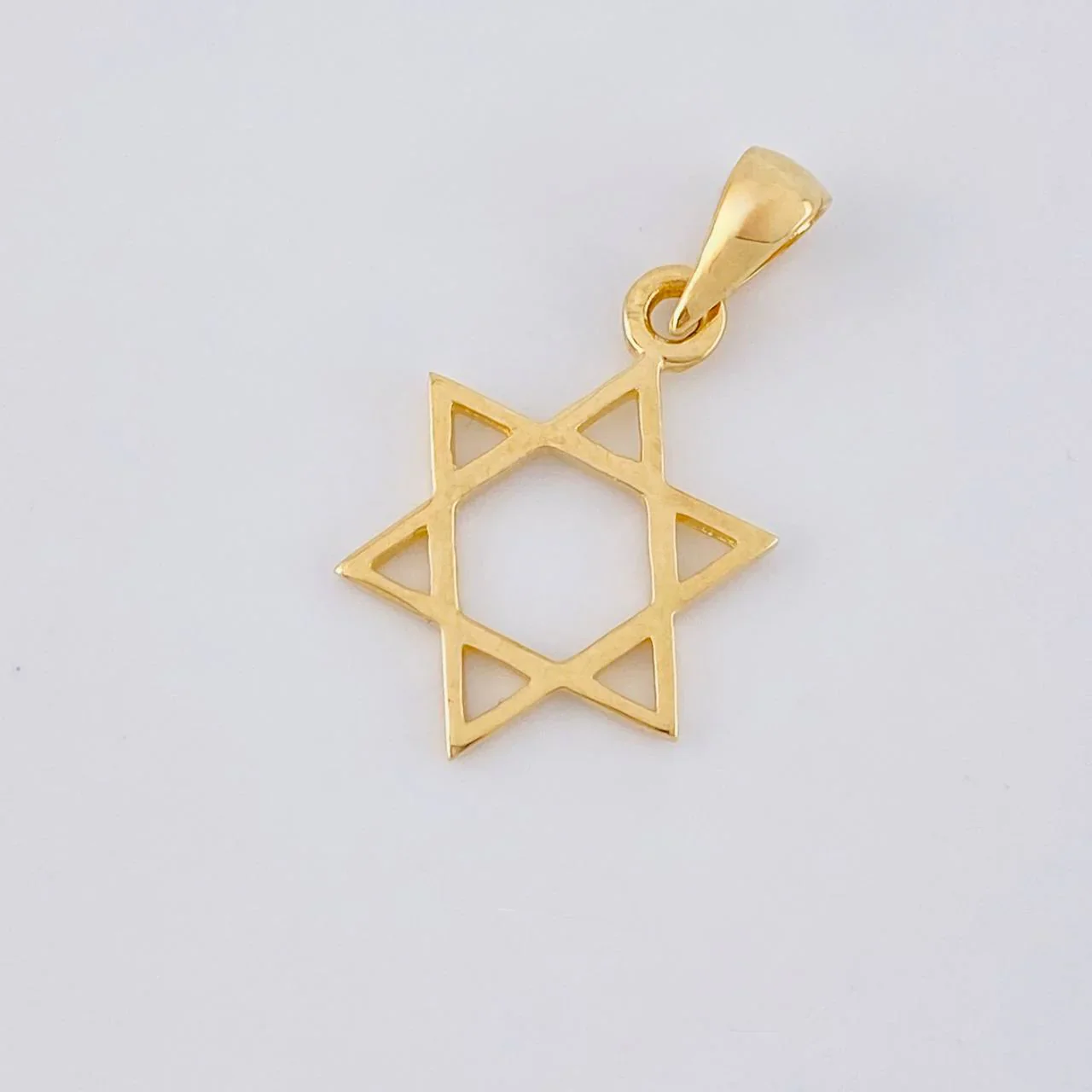 Dije Estrella de David 1.3g / 2.5cm Oro Amarillo 18K - Image 3