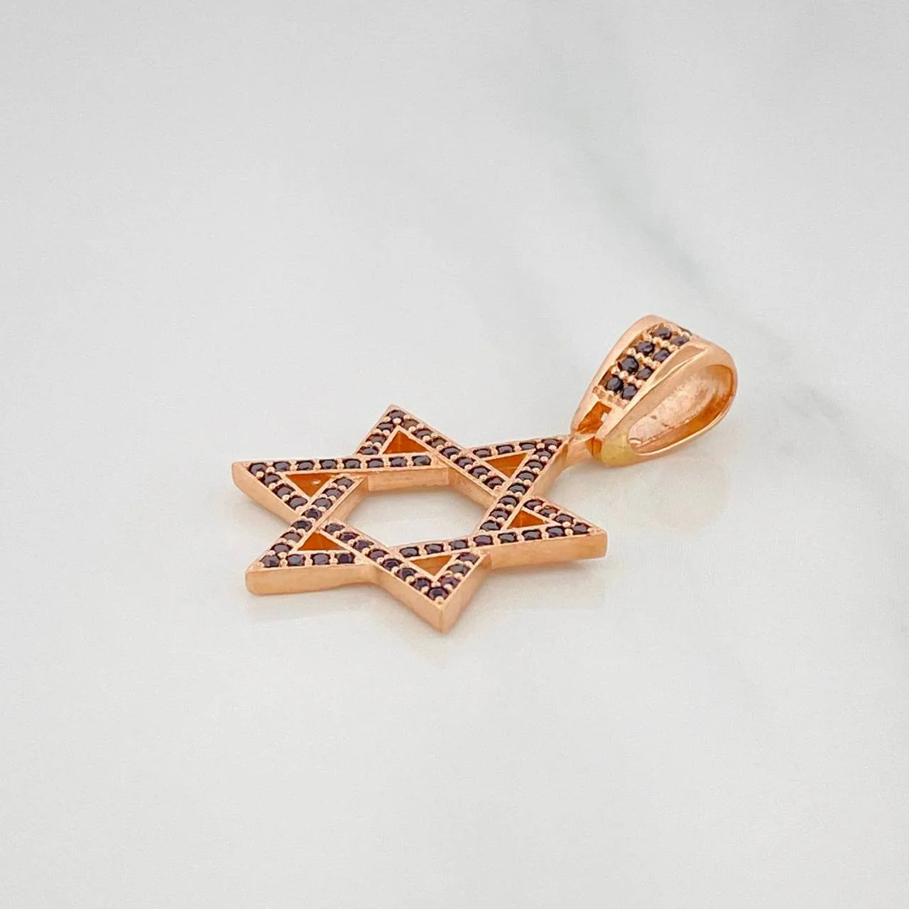 Dije Estrella De David 2.5 g / 3 cm Oro Rosa 18K - Image 3