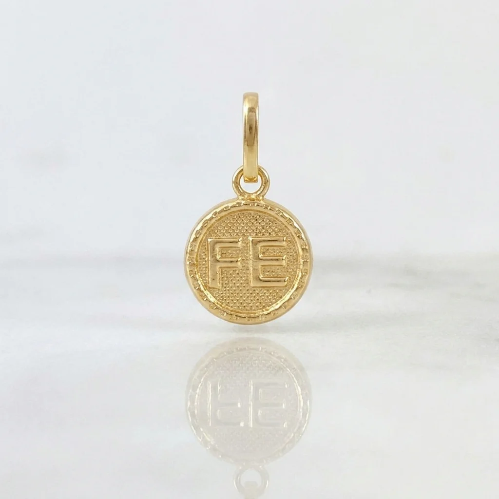 Dije Fe 0.55 g / 1.8 cm Oro Amarillo 18K