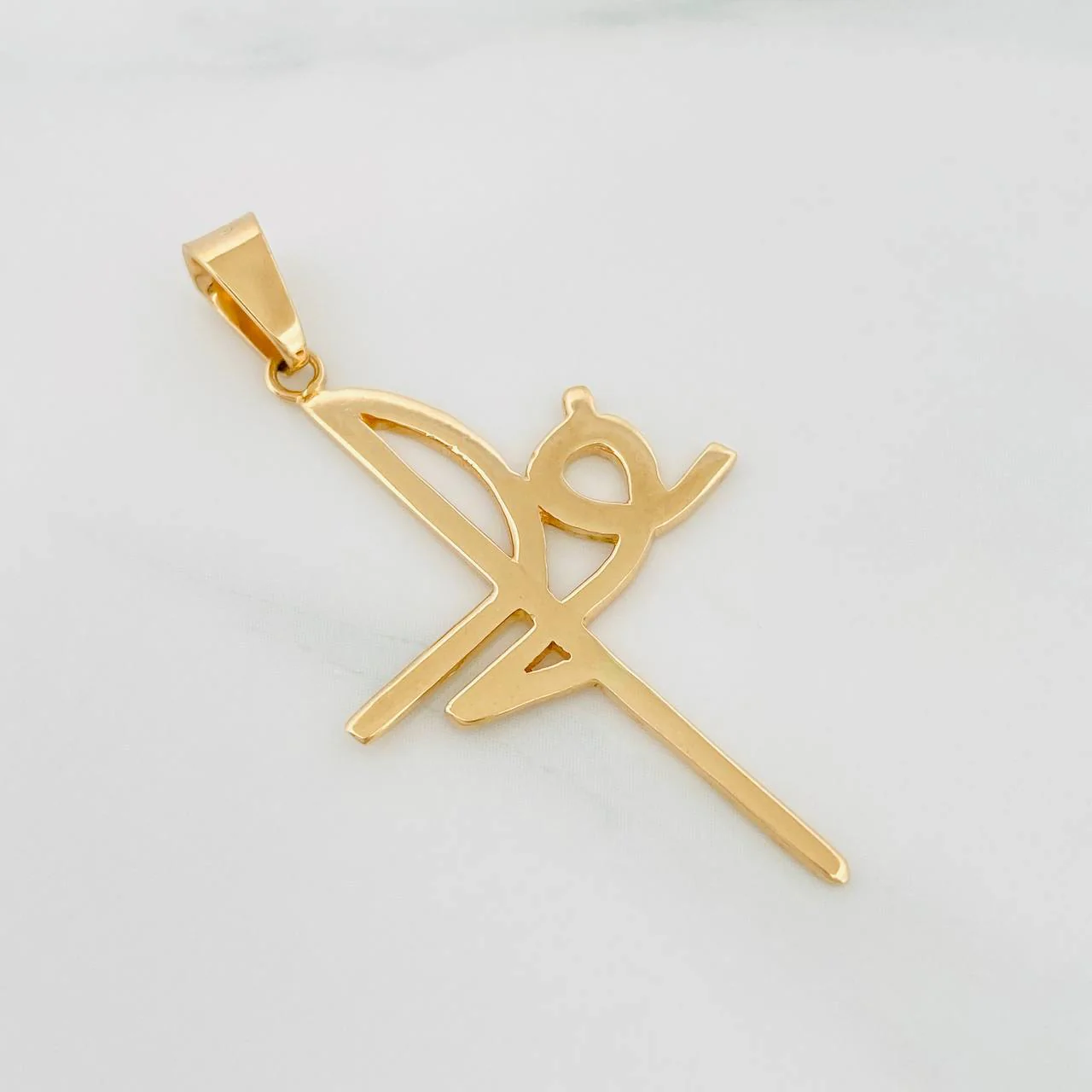 Dije Fe 2.8 g / 4.05 cm Oro Amarillo 18K - Image 2