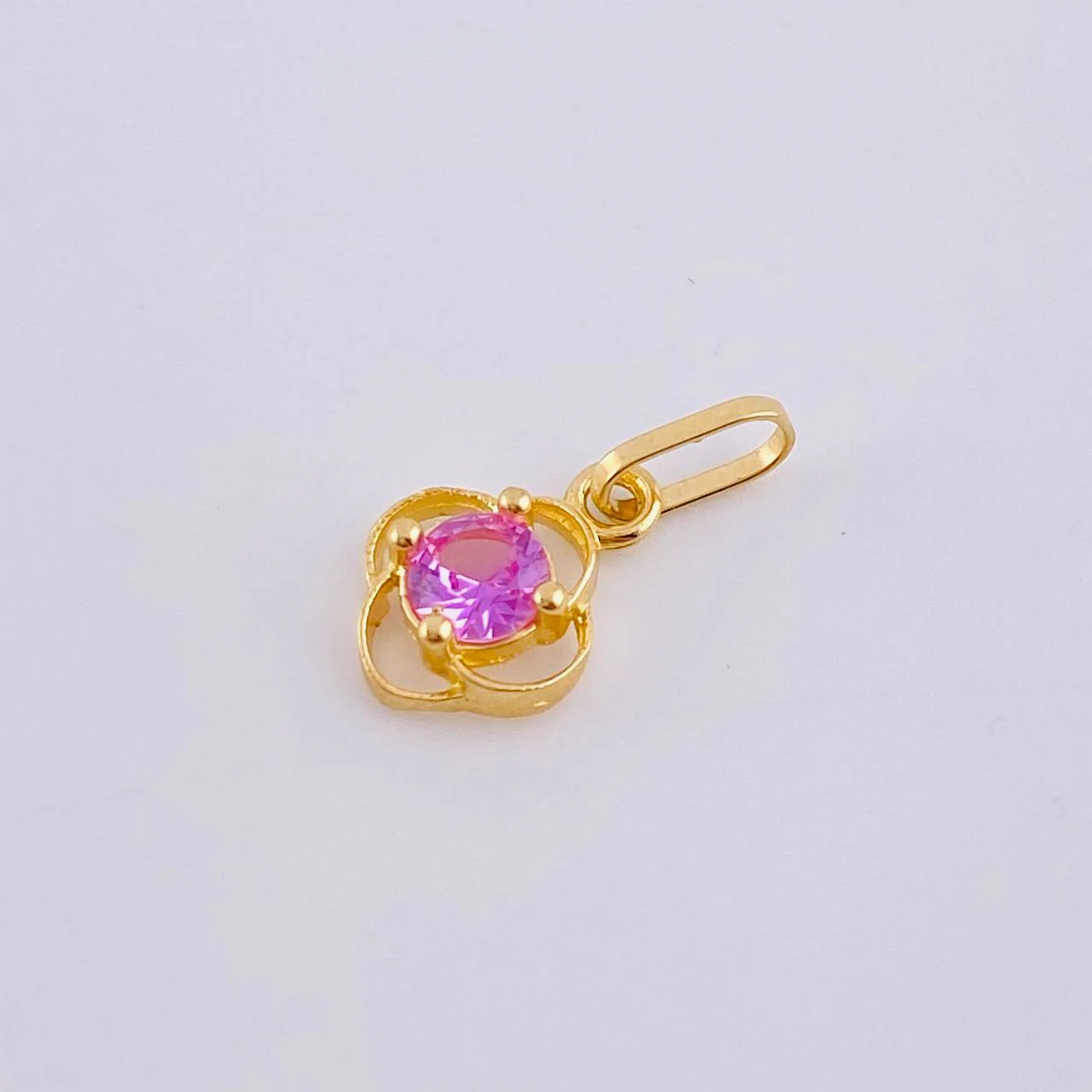 Dije Flor 0.35gr / 1.4cm / Oro Amarillo 18K © - Image 3