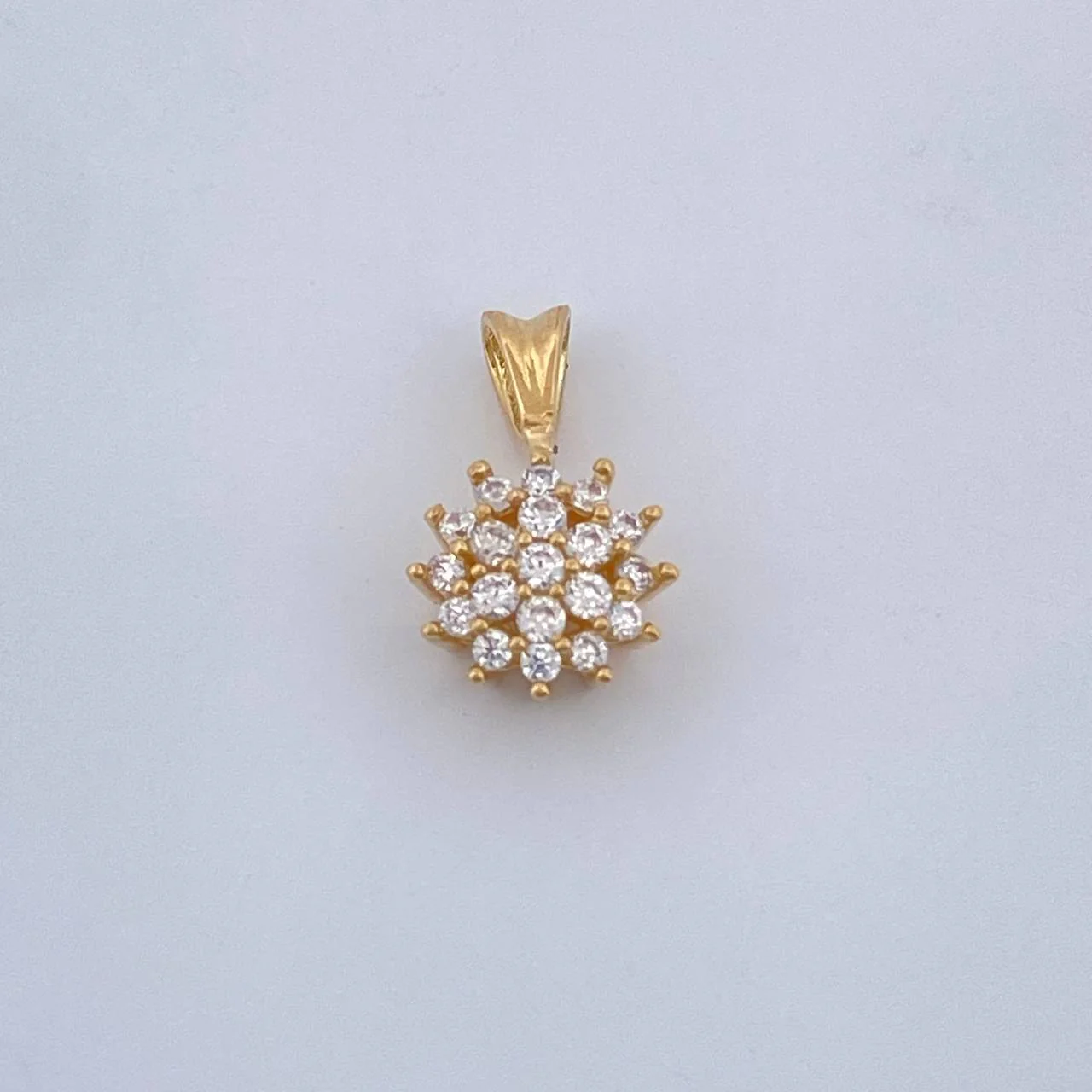 Dije Flor De Loto 1.1gr / 1.4cm-Oro Amarillo 18K