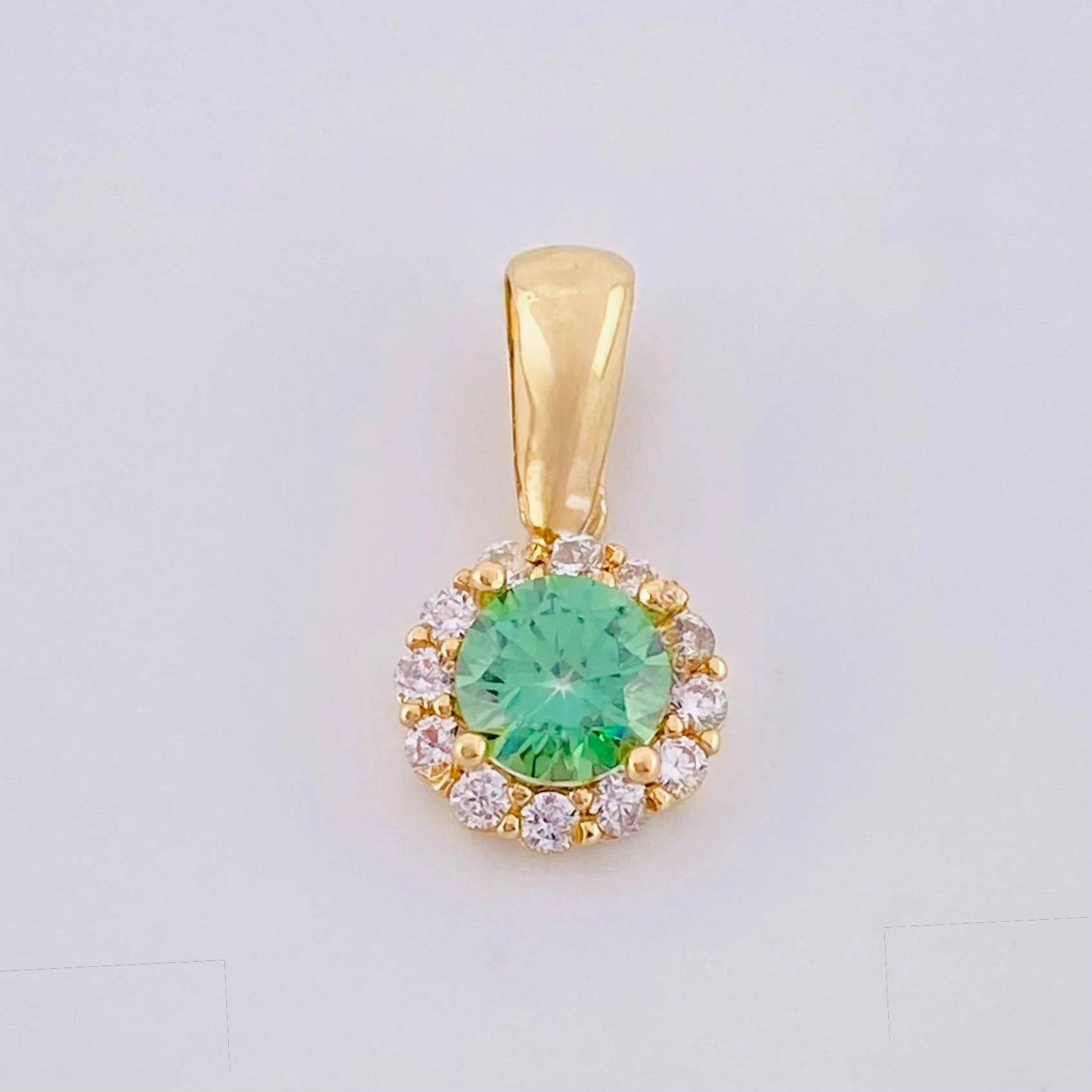 Dije Flor Girasol 1.85gr / 1.7cm / Oro Amarillo 18K * - Image 2