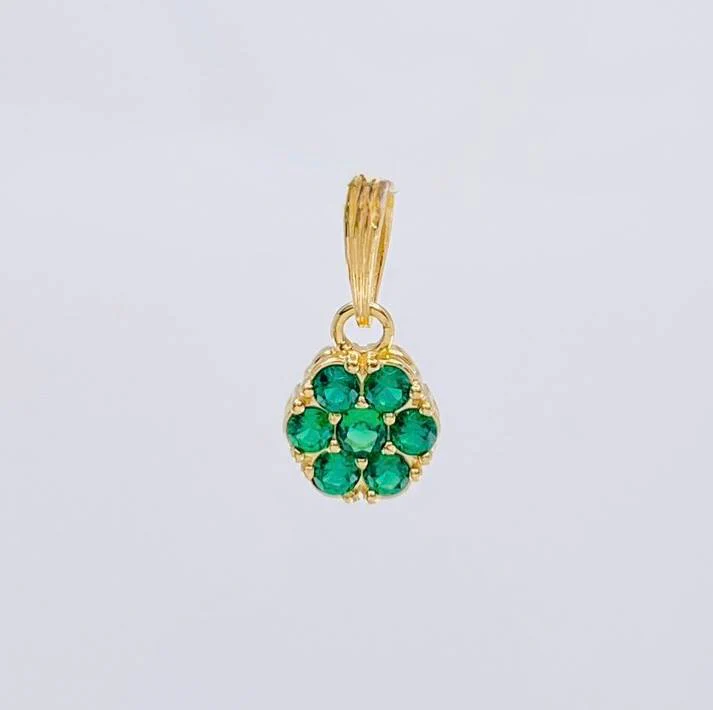 Dije Flor Seis Petalos 1.2 g / 1.5 cm Oro Amarillo 18K - Image 2