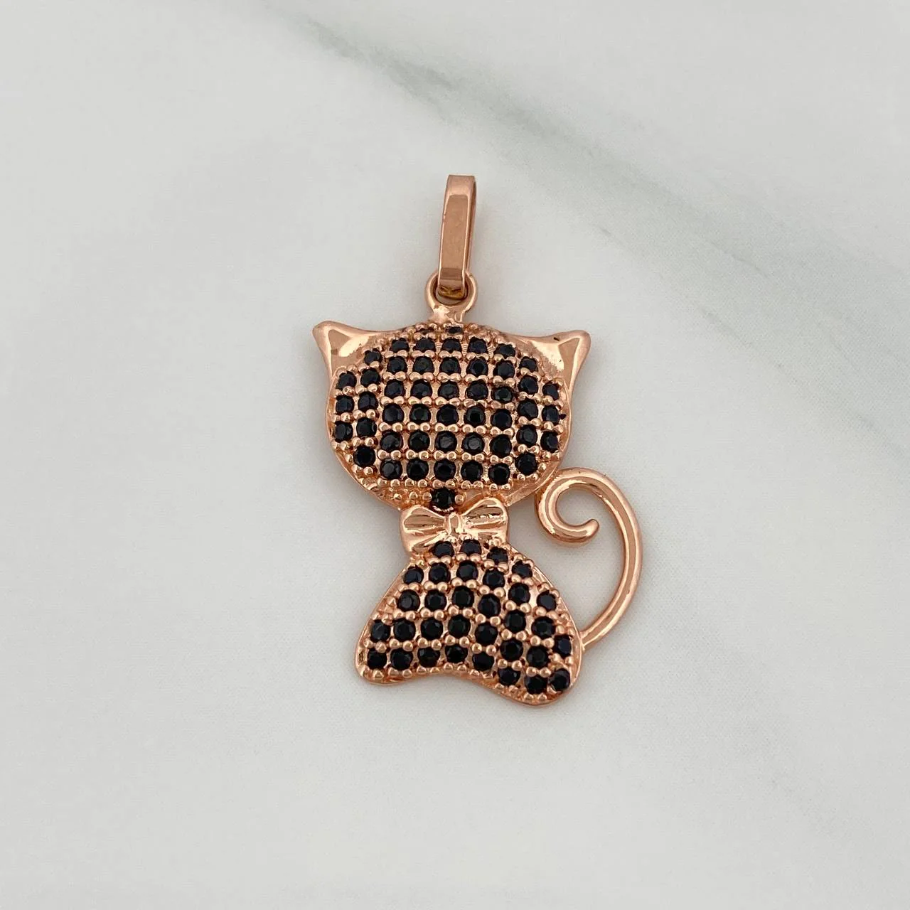 Dije Gato 2.05gr / 2.8cm / Oro Rosa 18K %
