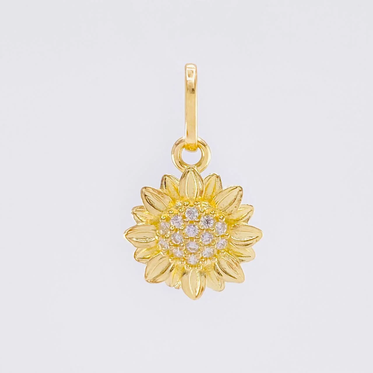 Dije Girasol 0.95 g / 1.6 cm Oro Amarillo 18K - Image 2