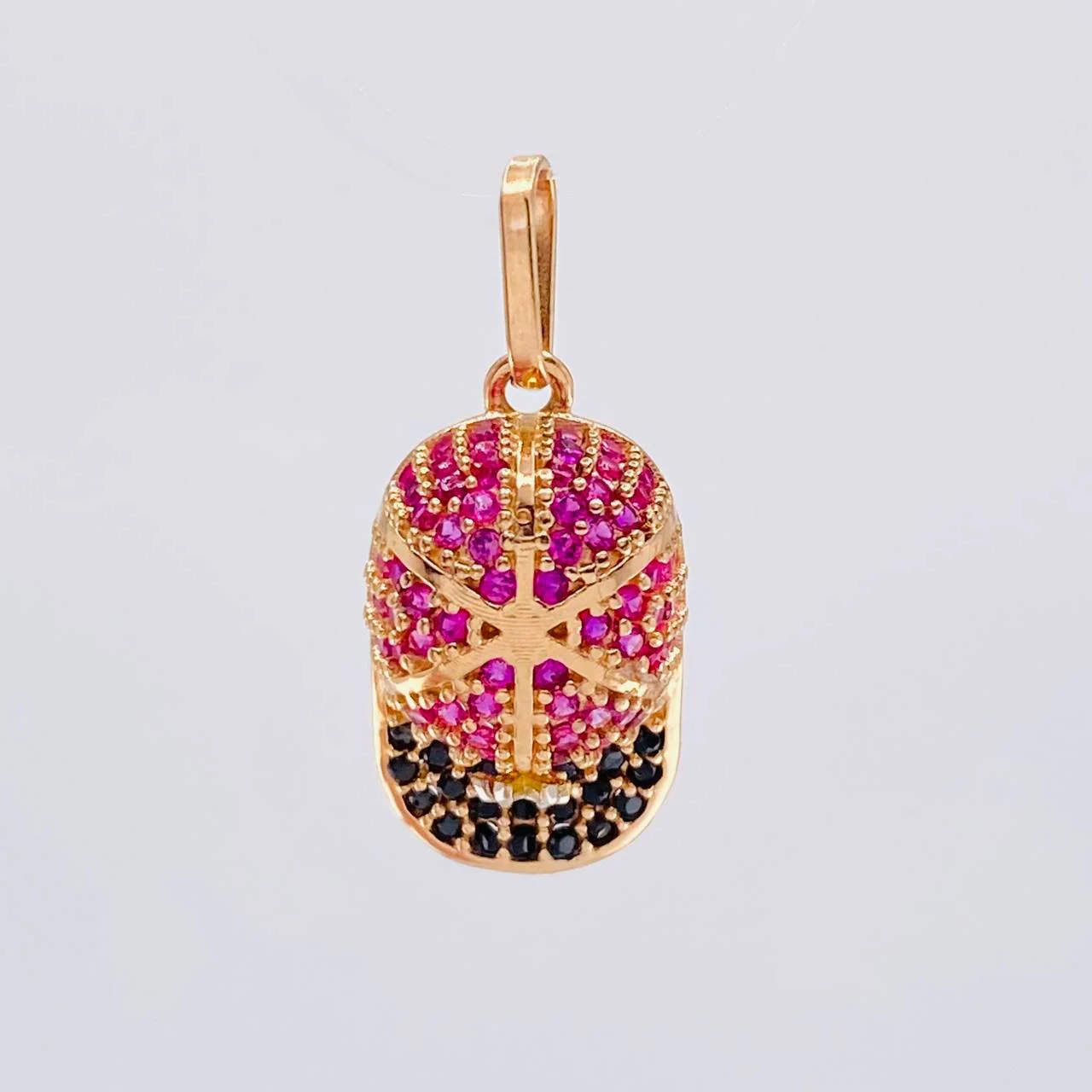 Dije Gorra NY 1.95 g / 2.1 cm Oro Rosa 18K - Image 2